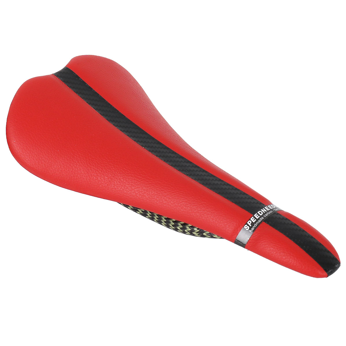 Productfoto van Tune Speedneedle 20Twenty Leather Carbon Saddle - red