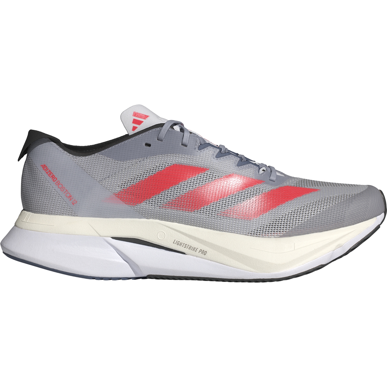 adidas Adizero Boston 12 Laufschuhe Herren halo silver solar red dash grey IG1536