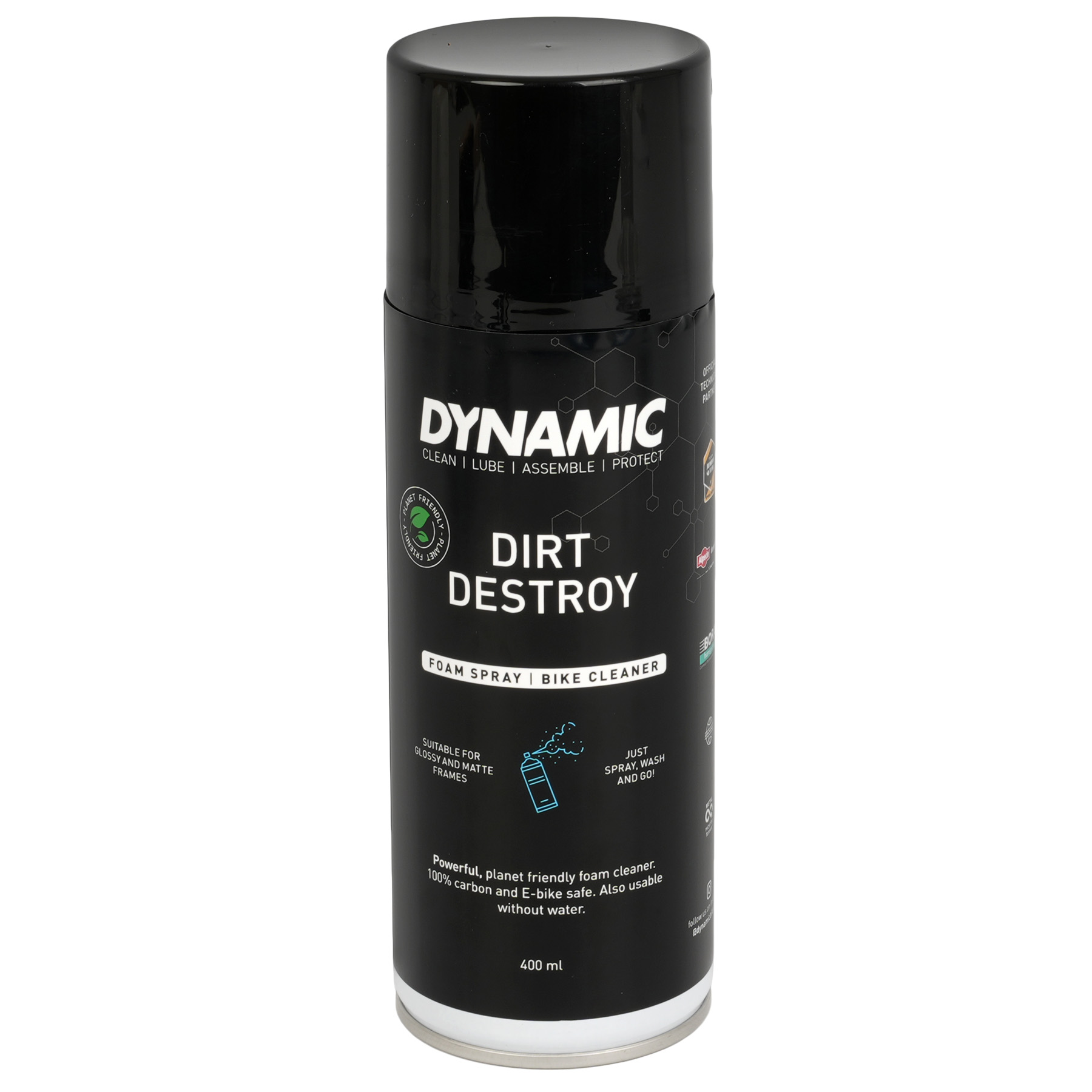 Foto de Dynamic Limpiador de Bicicletas - Dirt Destroy - Spray de Espuma - 400ml