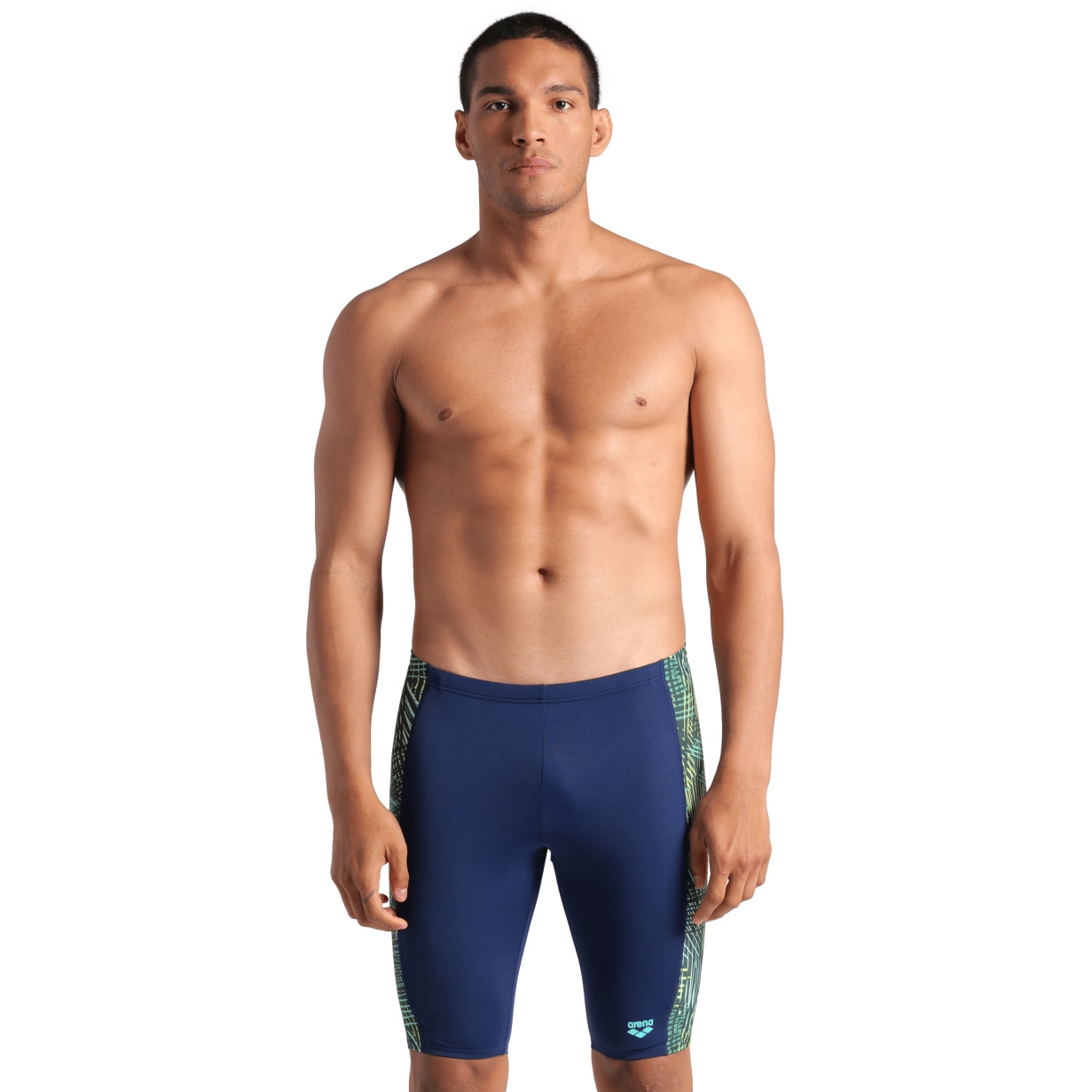 Bild von arena Performance Energy Jammer Badehose Herren - Navy/Grün Multi