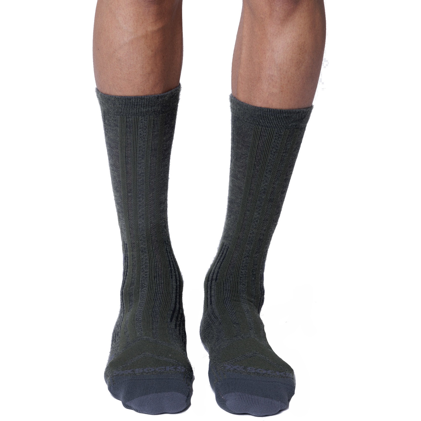 Photo produit de X-Socks Chaussettes - Trekking Perform Merino Crew - moss green/x black