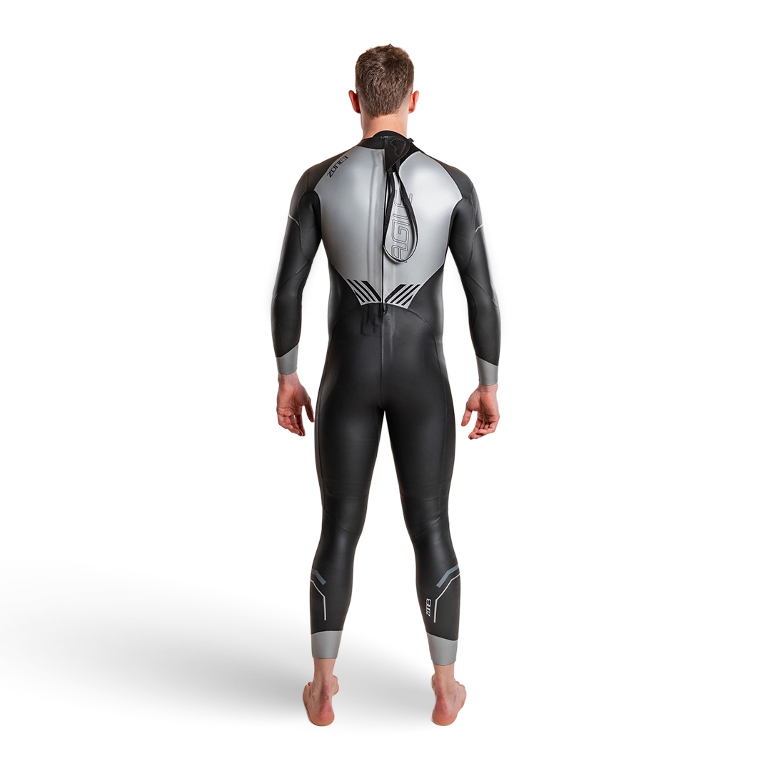 Zone3 Agile Wetsuit Men - black/silver/gunmetal | BIKE24