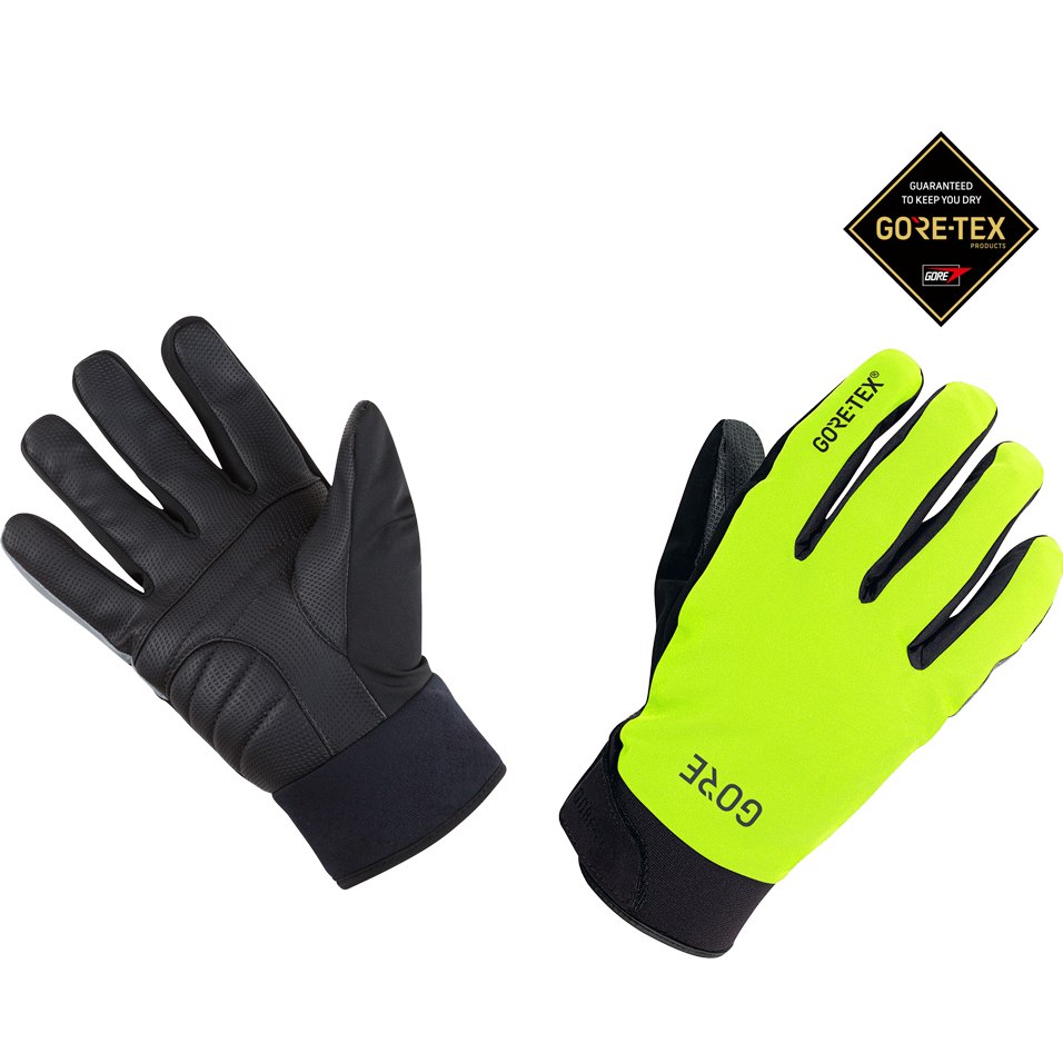 Produktbild von GOREWEAR C5 GORE-TEX® Thermo Handschuhe - neon yellow/schwarz 0899