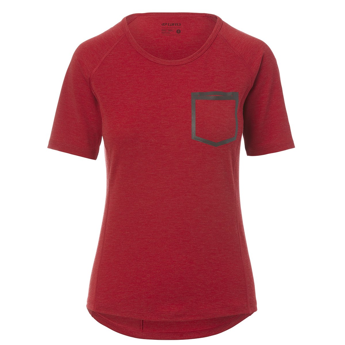 Productfoto van Giro Venture II Fietsshirt Dames - dark red