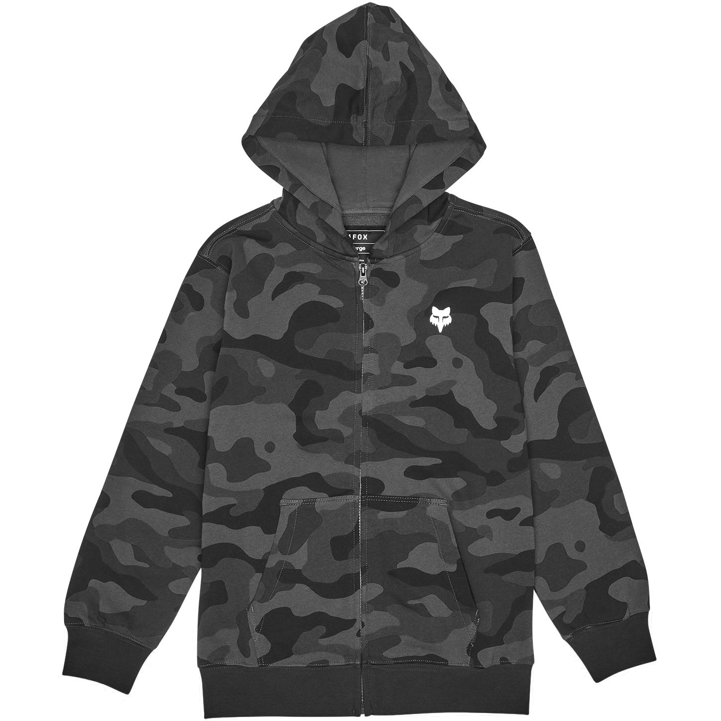 Picture of FOX Camo Pack Fleece Zip Jacket Youth - black camo