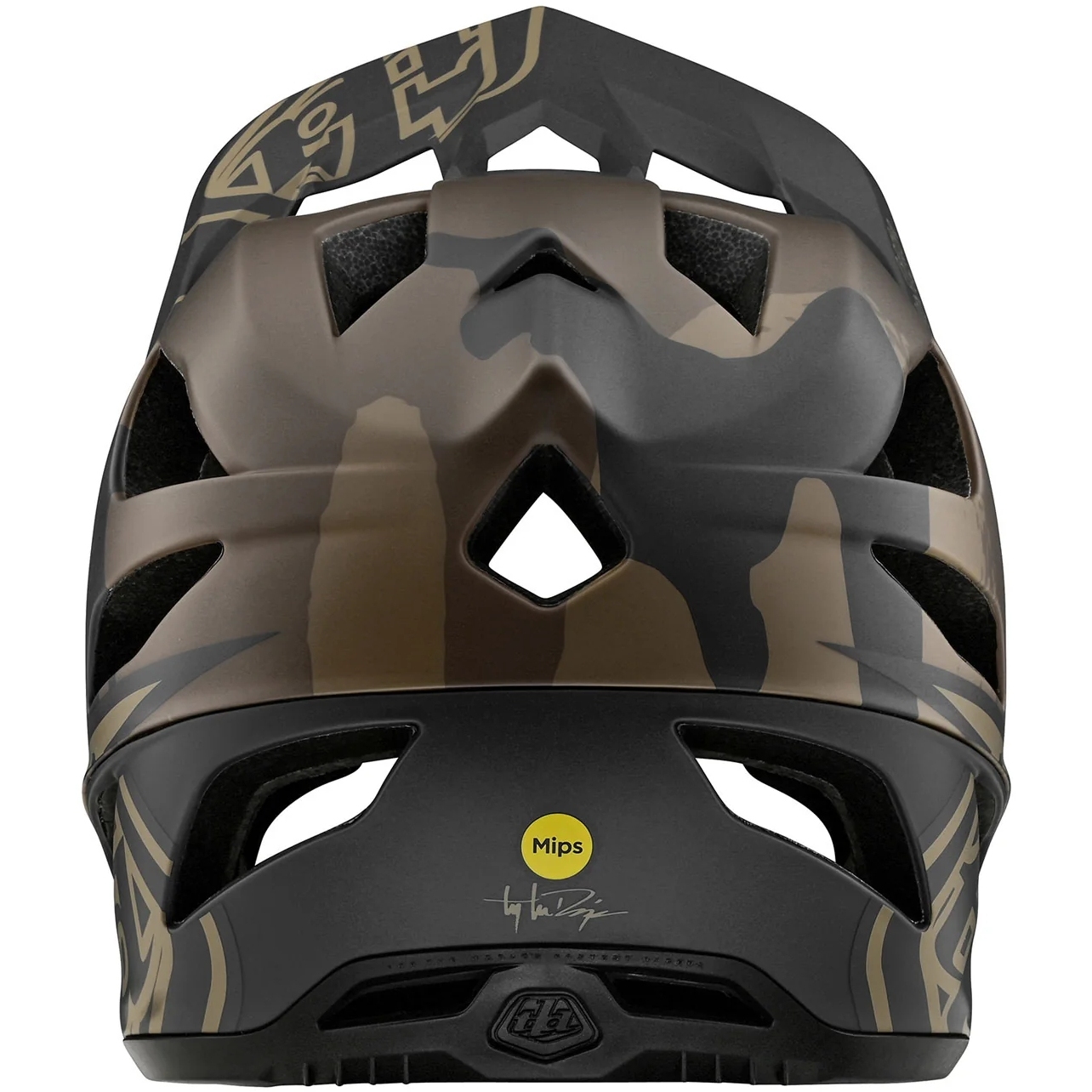 Troy Lee Designs Stage MIPS Helmet - Stealth Camo Olive | BIKE24