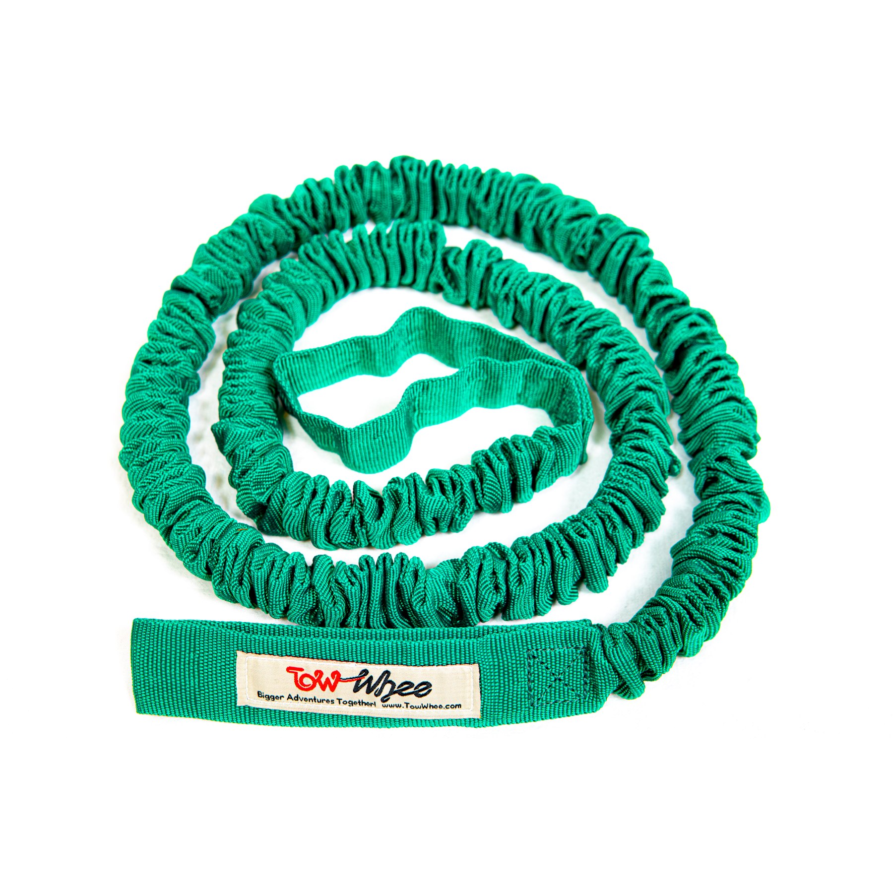 Picture of TowWhee Adult Tow Rope for Bicycles - green