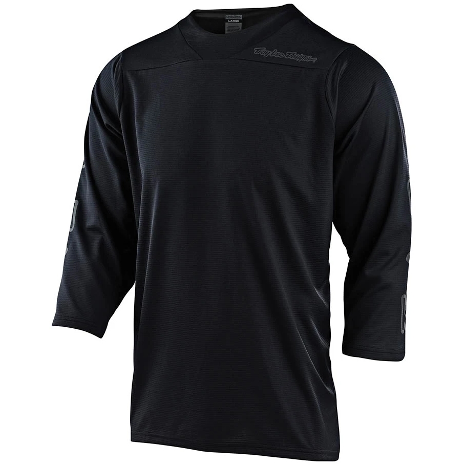 Picture of Troy Lee Designs Ruckus 3/4 Sleeve Jersey - Solid Black