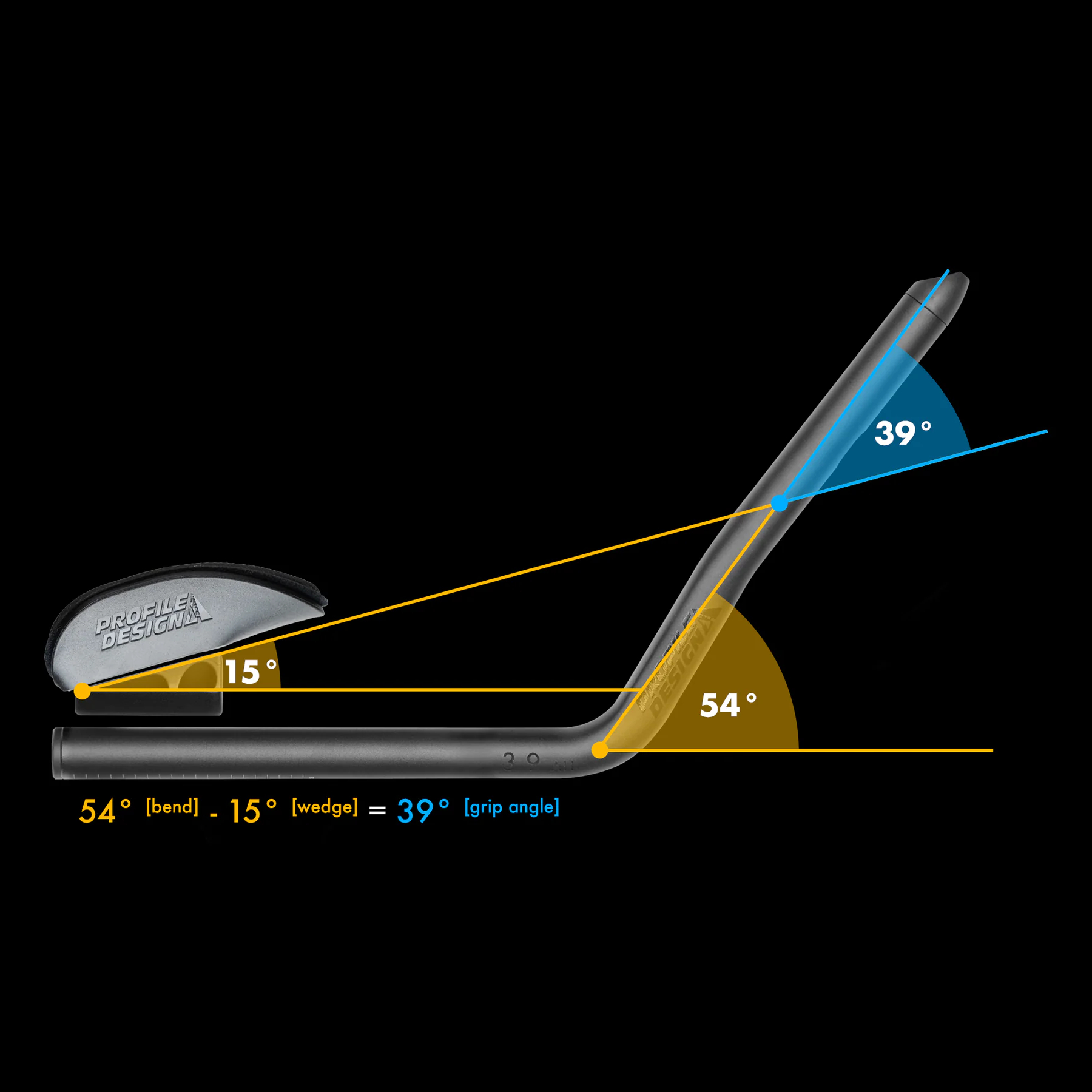 Profile Design Extensions - 39AH | Aluminum - 365mm | BIKE24