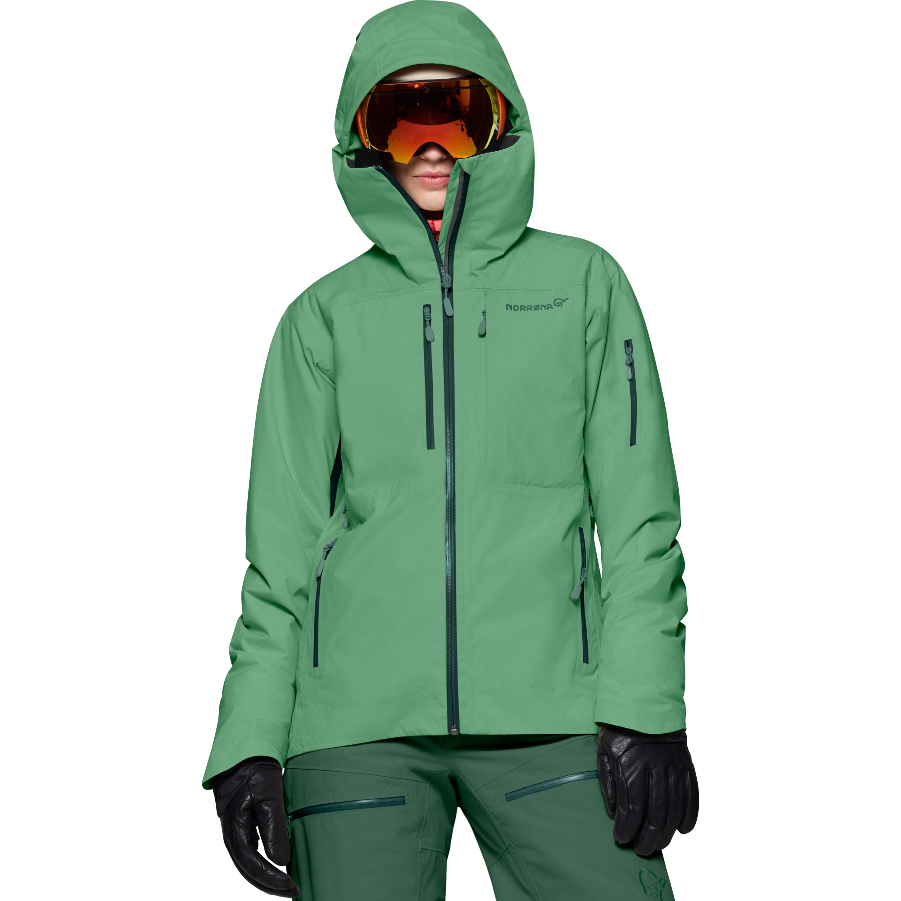 NORRONA lofoten insulated スキージャケット 女性用S Norrona lofoten Gore-Tex insulated Jacket Women - Dark Ivy | BIKE24