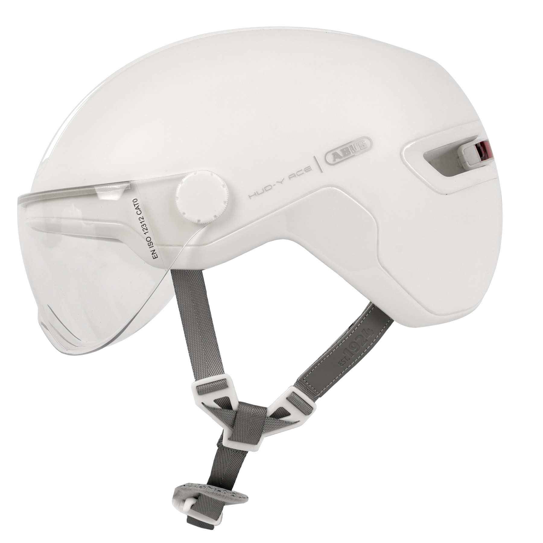 Image de ABUS Casque - HUD-Y ACE Pure - white