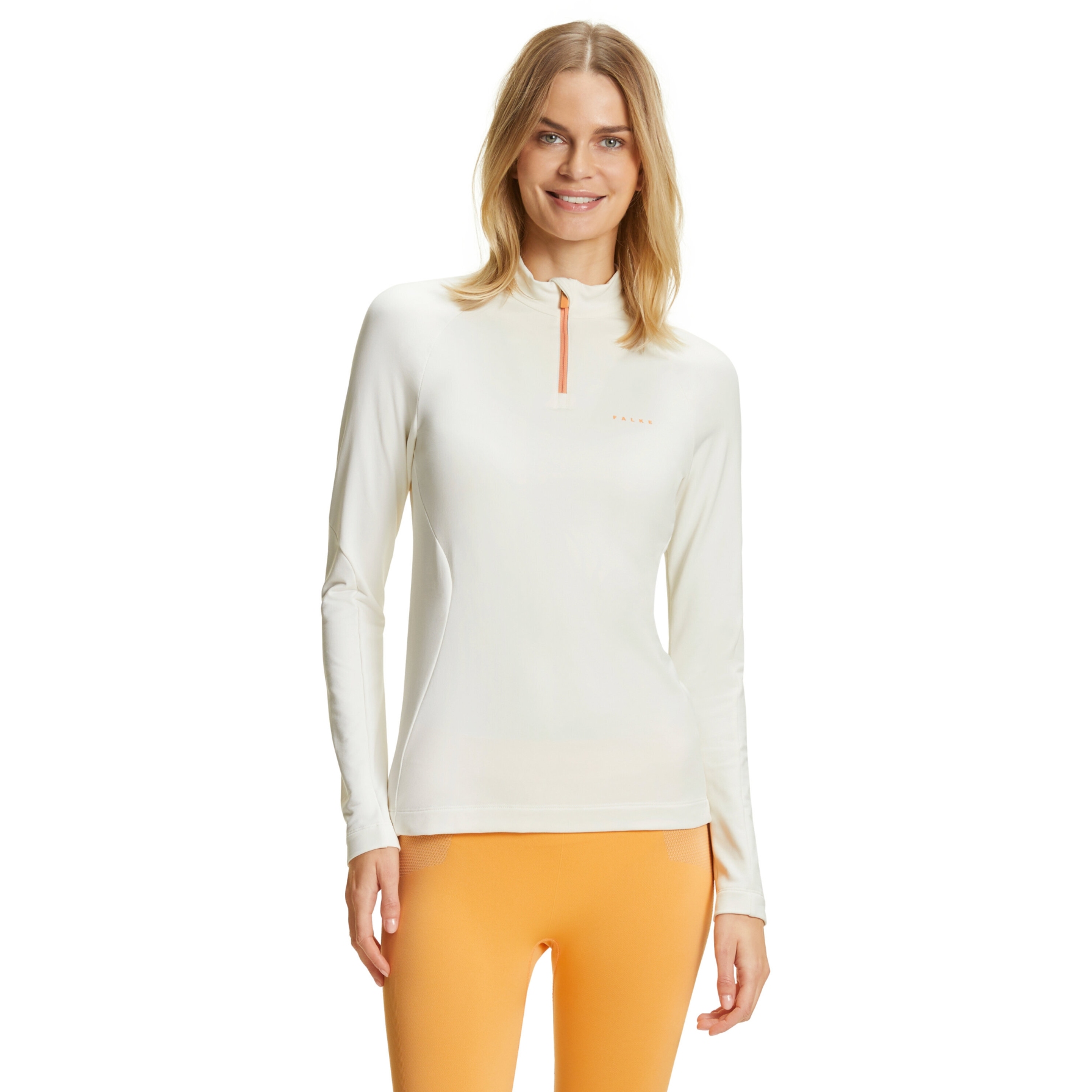 Picture of Falke SK Thermallayer Longsleeve Shirt Women - off-white 2040 (37558)