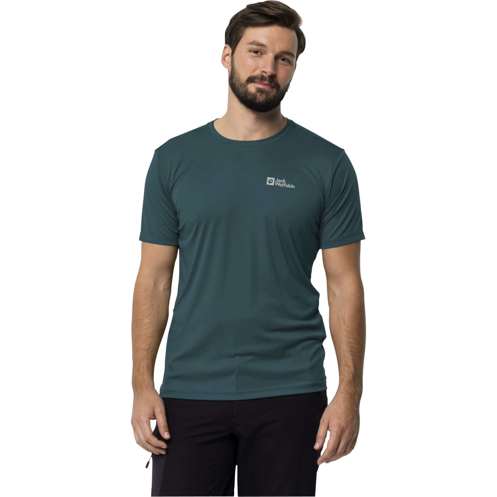 Productfoto van Jack Wolfskin Tech T-Shirt Heren - emerald