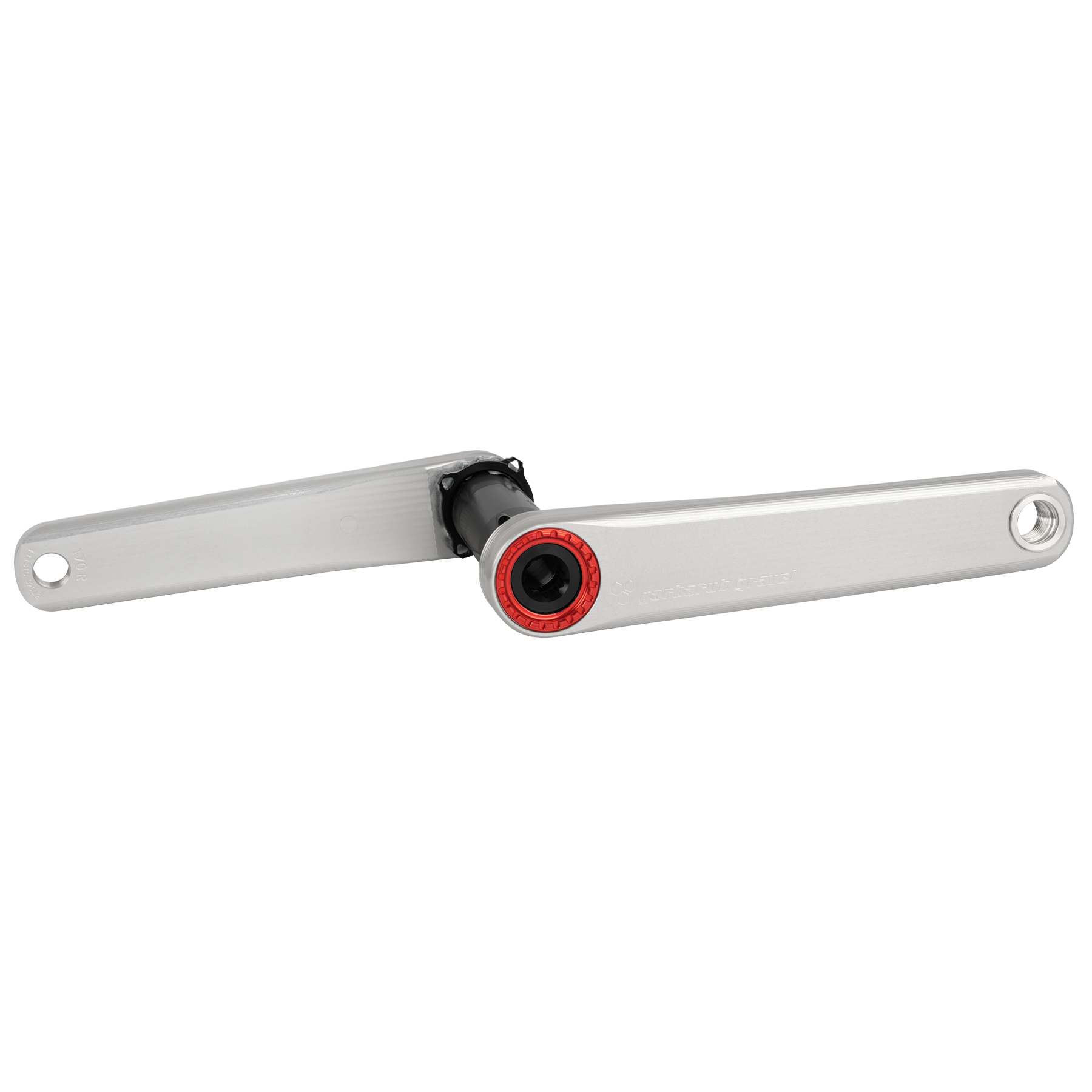 Picture of Garbaruk Road/Gravel Crank - Direct Mount | 1-speed - silver/red