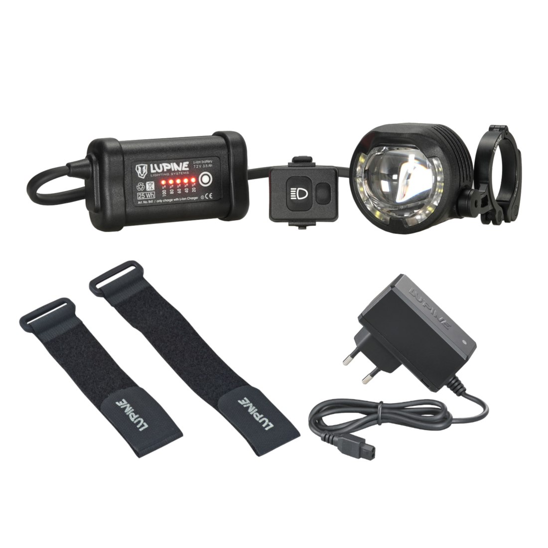 Image of Lupine SL AF4 Front Light with Remote and 3.5 Ah SmartCore battery