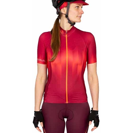Picture of Endura Equalizer Short Sleeve Jersey LTD Women - berry