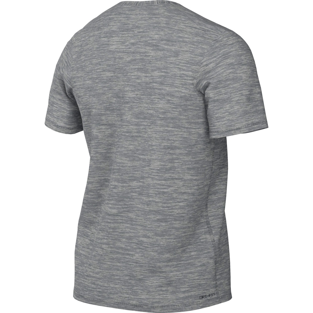 Nike Dri-FIT UV Hyverse Short-Sleeve Fitness Top Men - smoke  grey/heather/black DV9839-097