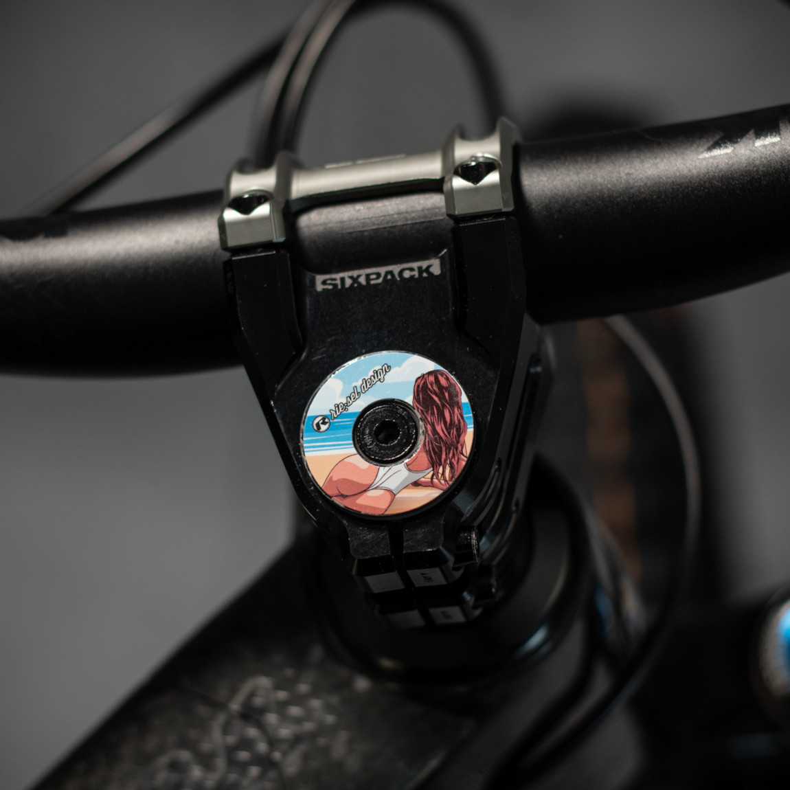 rie:sel design stem:cap Carbon Ahead Cap girl tanja BIKE24