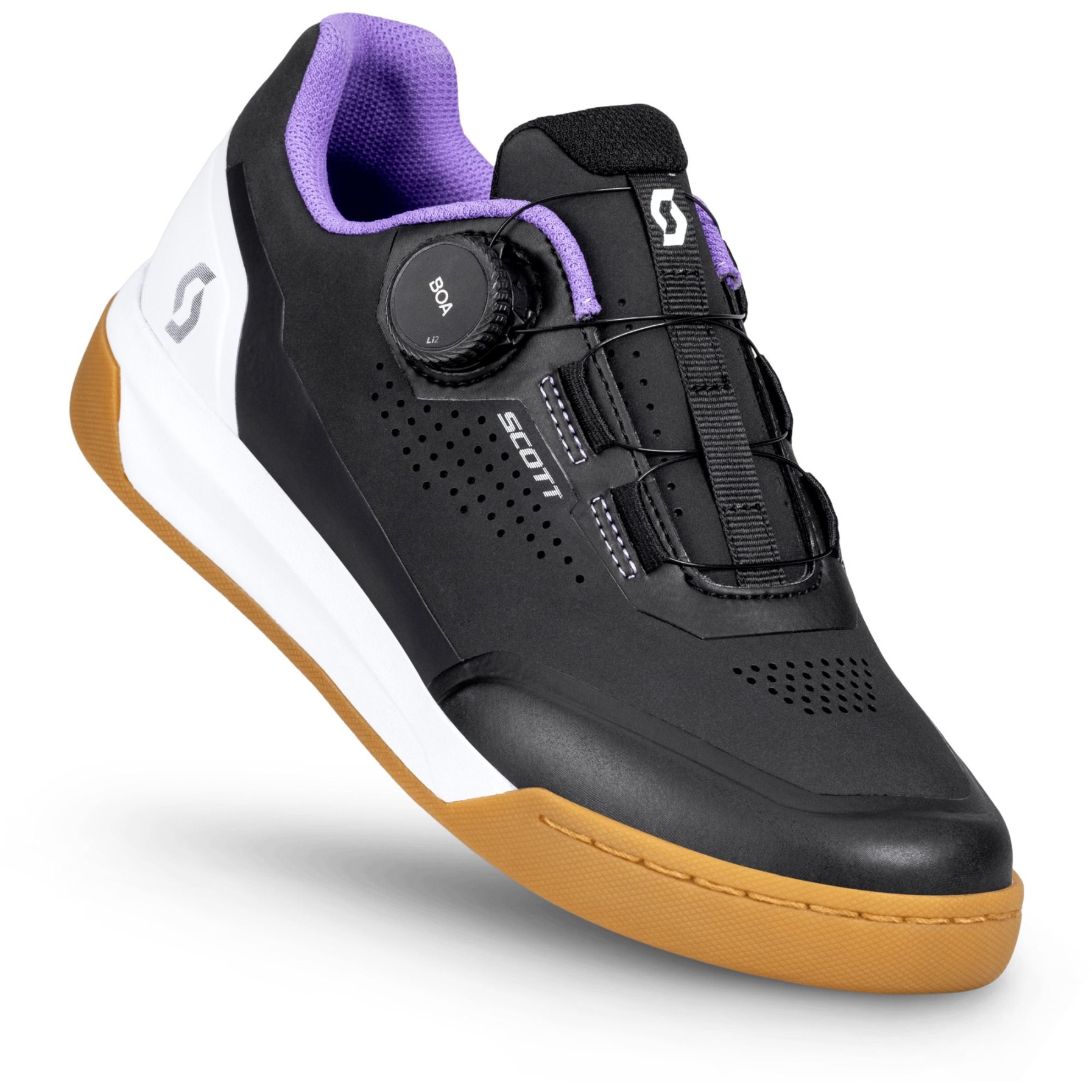 Productfoto van SCOTT MTB Volt Evo Flat Boa Schoenen Dames - zwart/wit