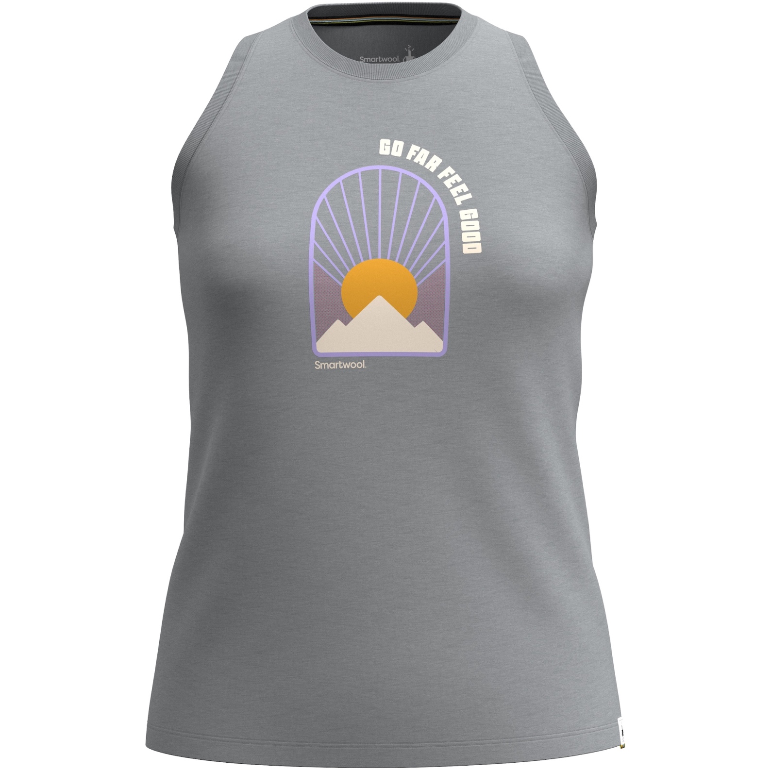 Produktbild von SmartWool The Sun Will Rise Graphic Tanktop Damen - 545 light gray heather