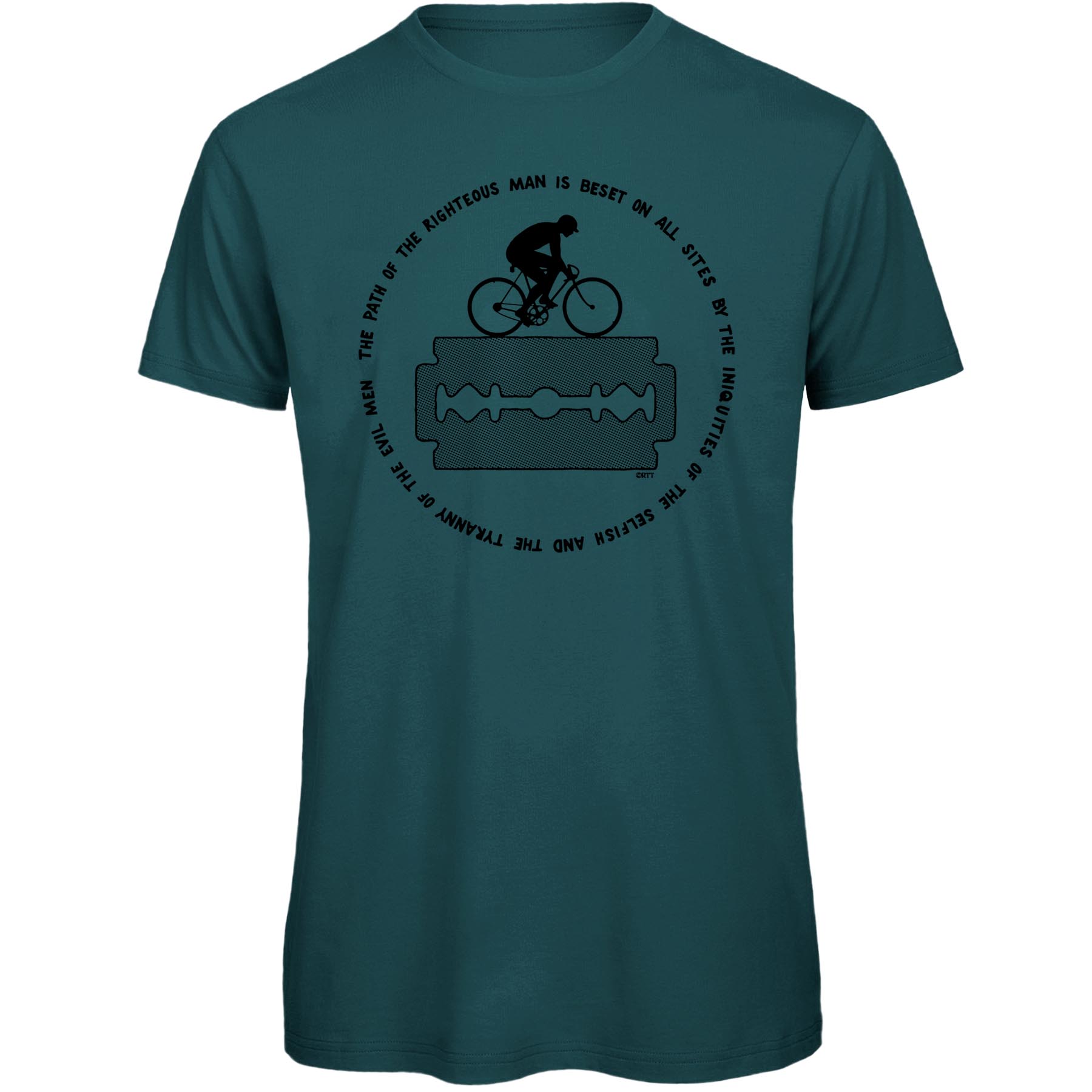 Produktbild von RTTshirts Ezekiel 25:17 Fahrrad T-Shirt Herren - blau