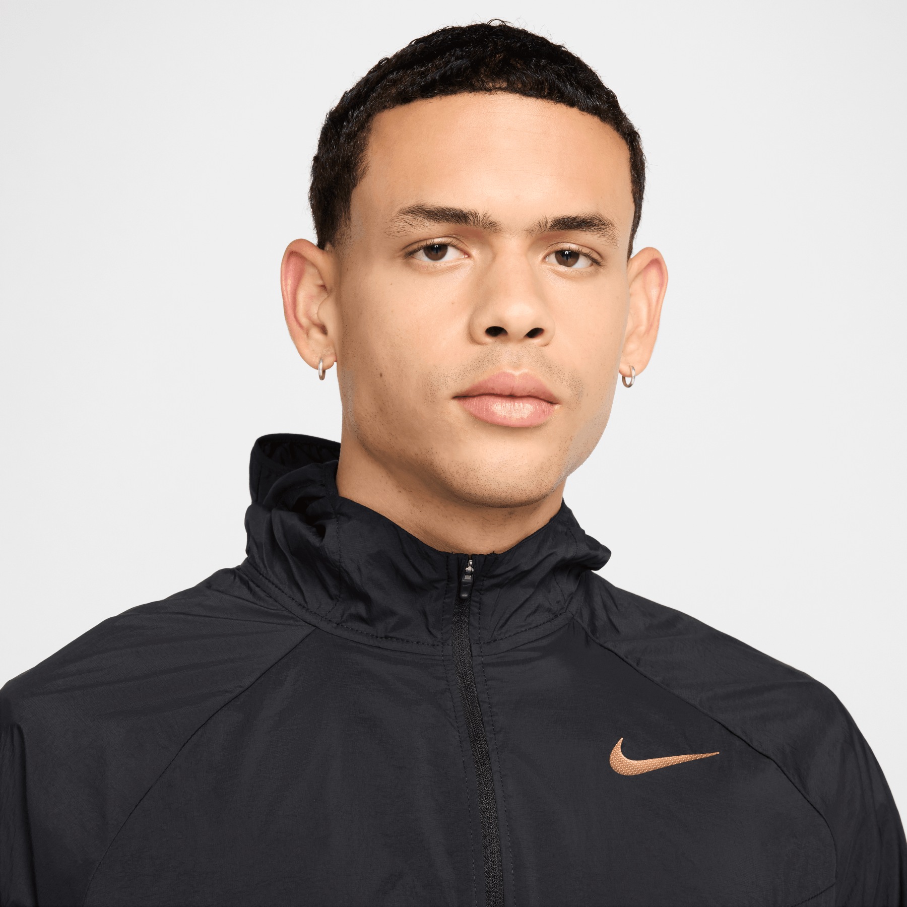 gold nike wind breaker