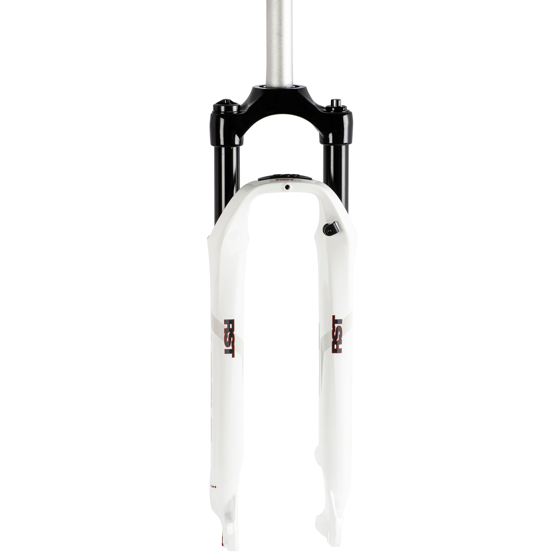 Productfoto van RST Vogue Air 28 Inch Trekking Suspension Fork - 80mm - 1 1/8&quot; - Disc - QR - white
