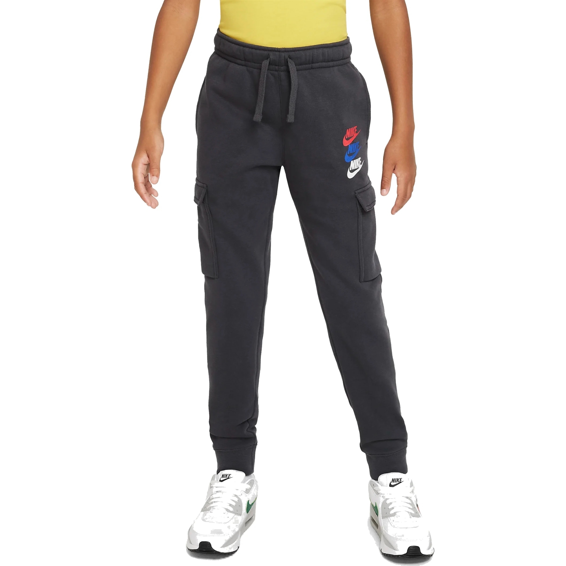 Picture of Nike Sportswear Fleece Kids&#039; Cargo Pants - dark smoke grey FD1200-070