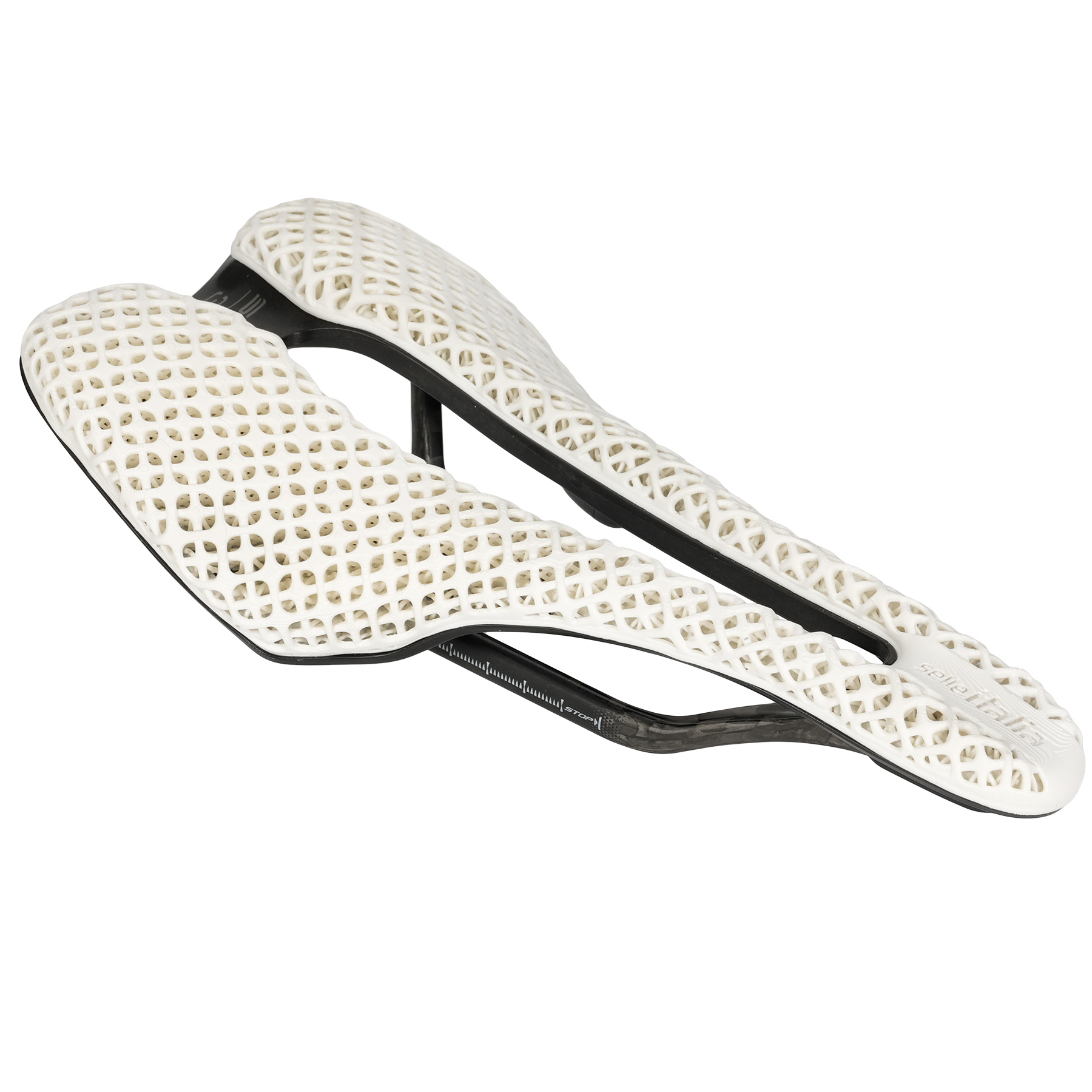 Produktbild von Selle Italia SLR Boost 3D Sattel - Superflow | Kit Carbonio - Limitierte Edition - S3 | weiß