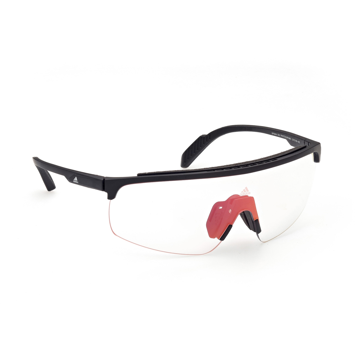 Image of adidas Prfm Shield Lite Pro SP0044 Soprt Sunglasses - Antique Black / Vario Mirror Red