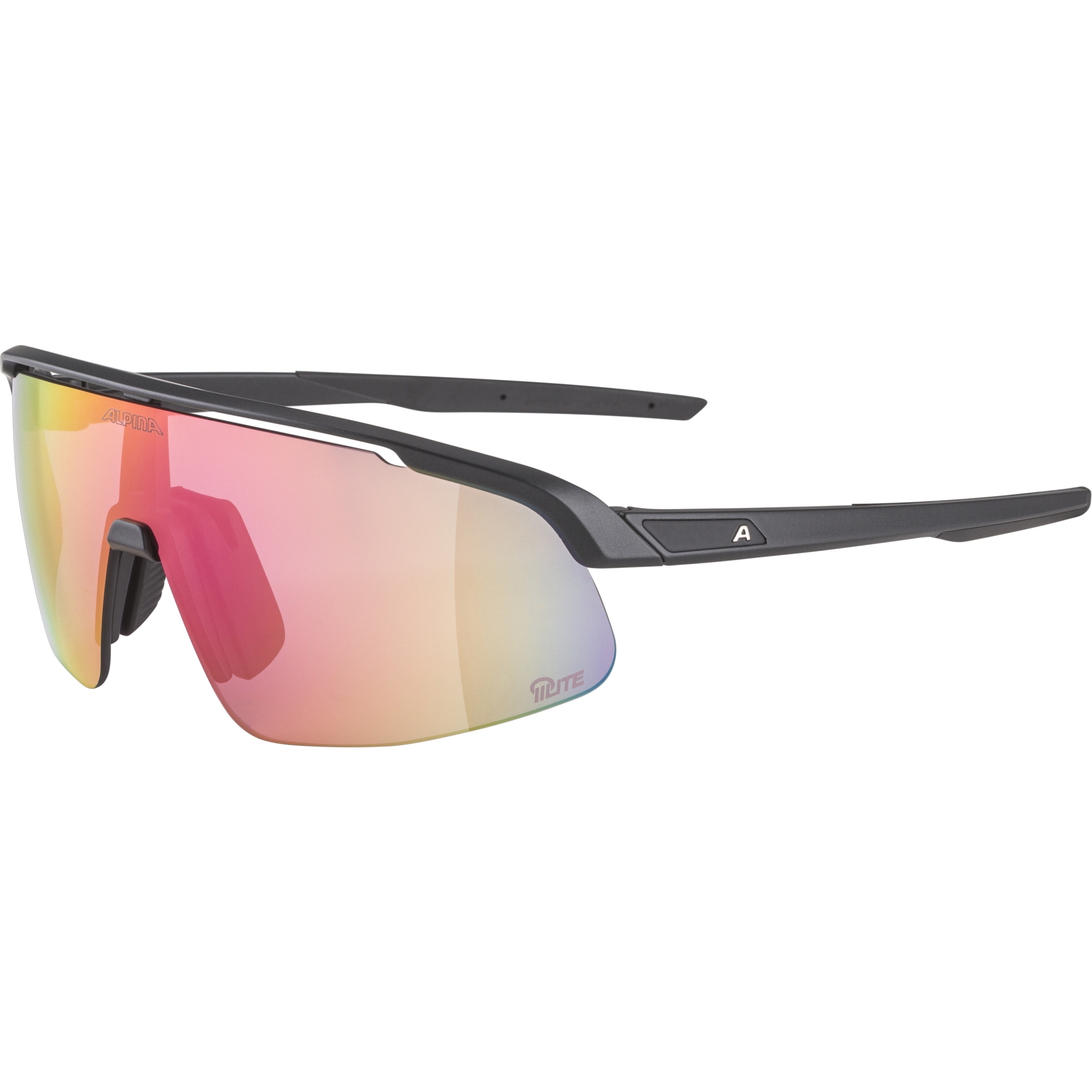 Foto de Alpina Gafas - Turbo Pro S Q-Lite - black-metallic matt/pink/pink mirror
