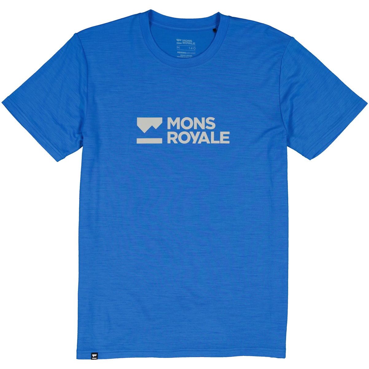 Picture of Mons Royale Icon Merino Air-Con T-Shirt Men - pop blue