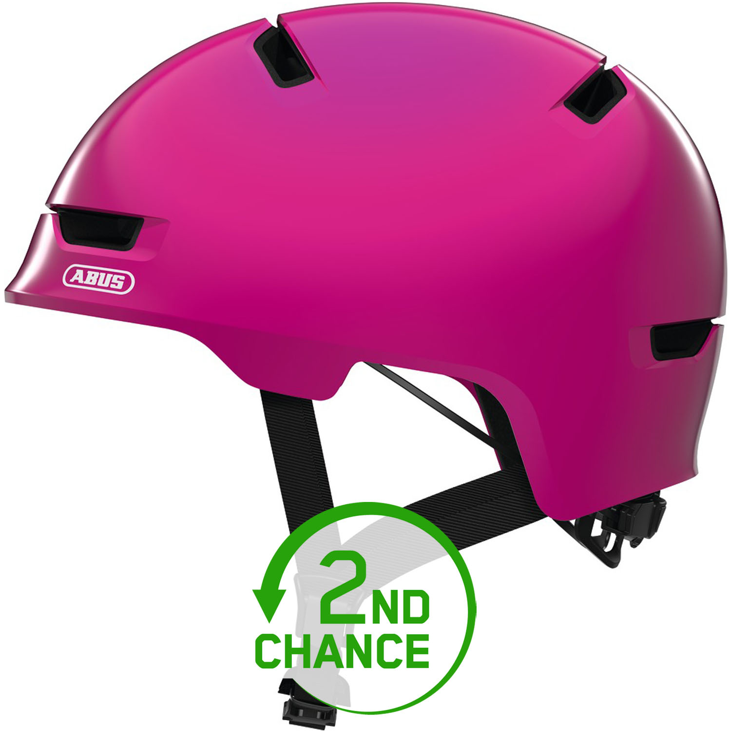 Picture of ABUS Scraper 3.0 Kid - Kids Helmet - shiny pink - 2nd Choice