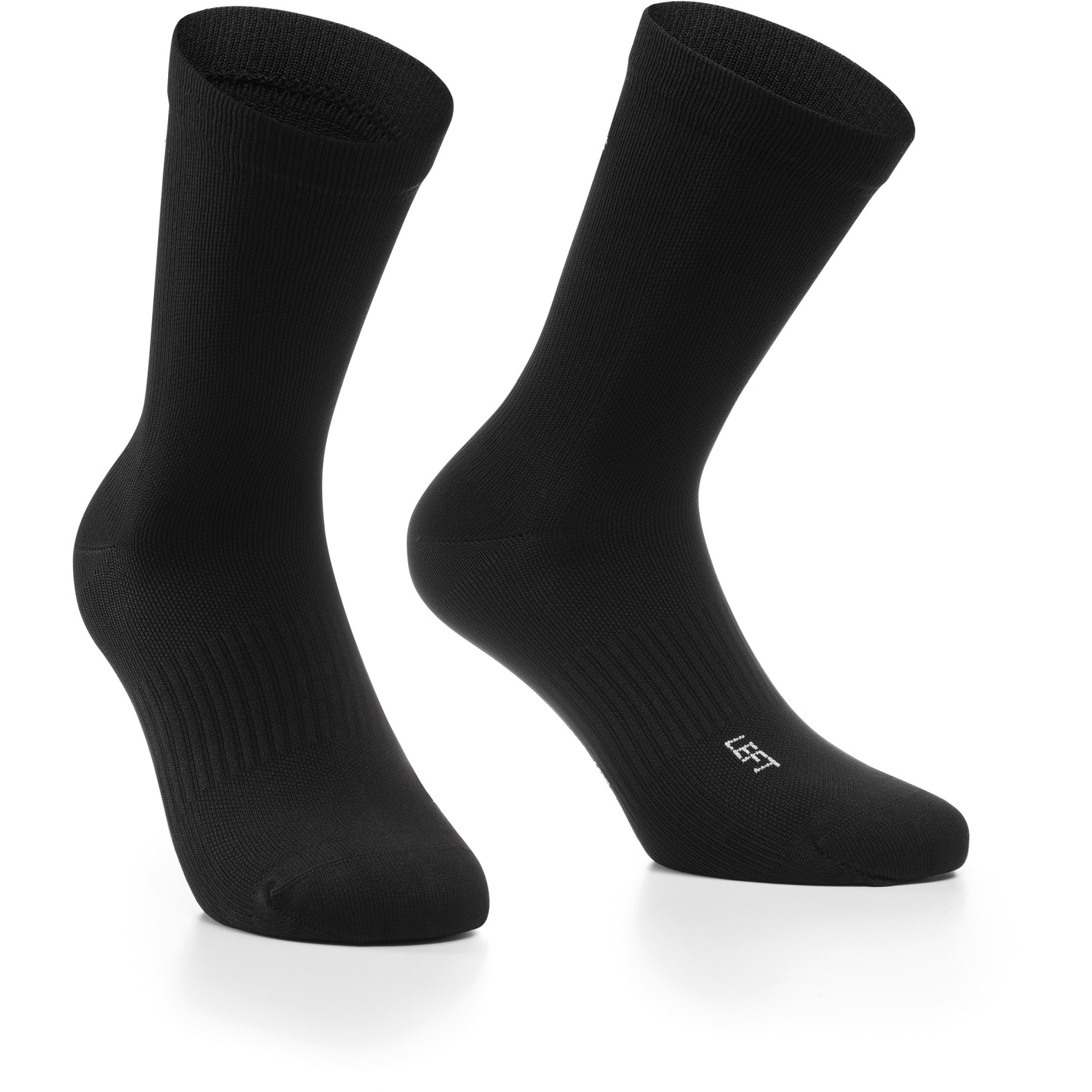 Picture of Assos Essence Socks High - Twin Pack - black series