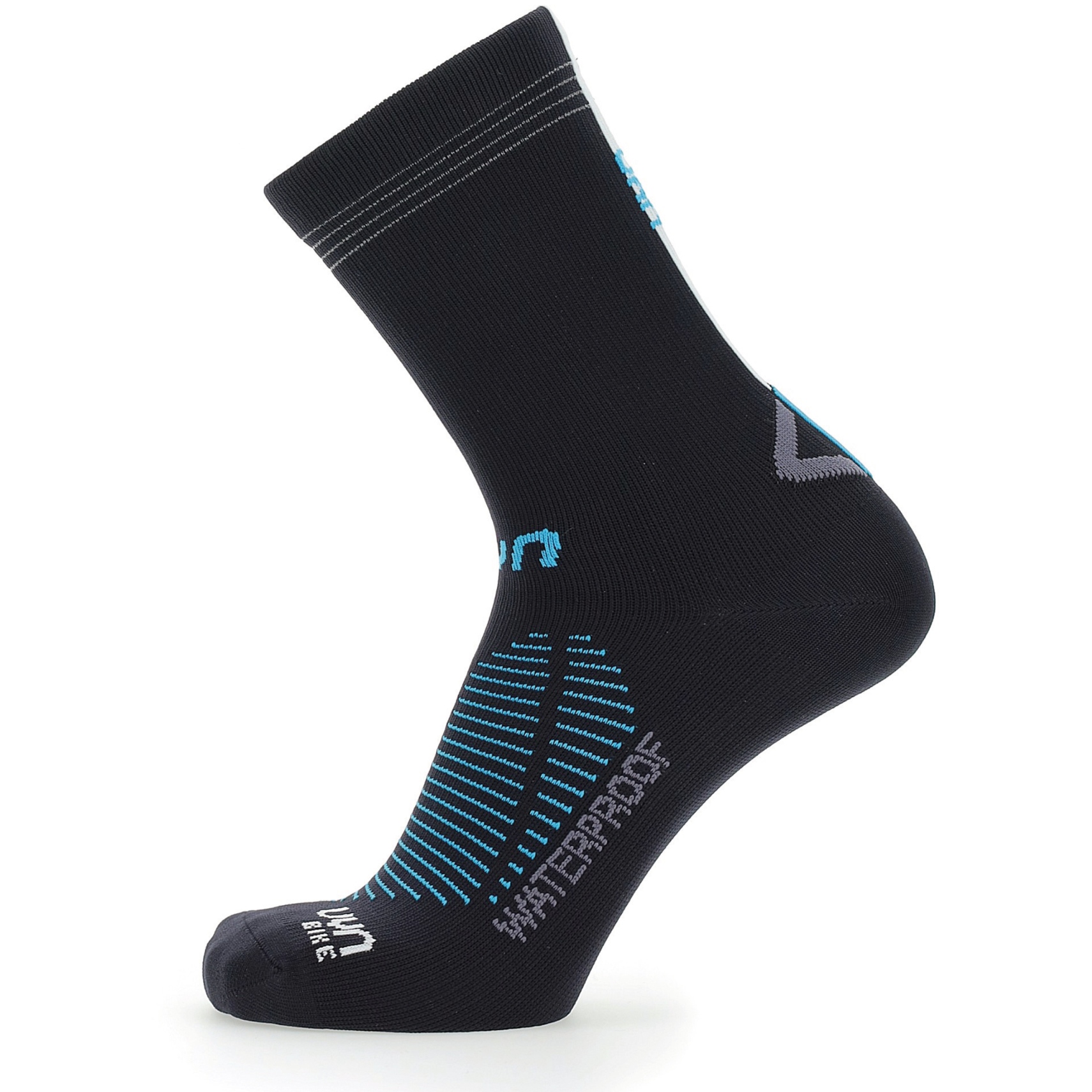 Picture of UYN Waterproof115 Socks - Black/Turquoise