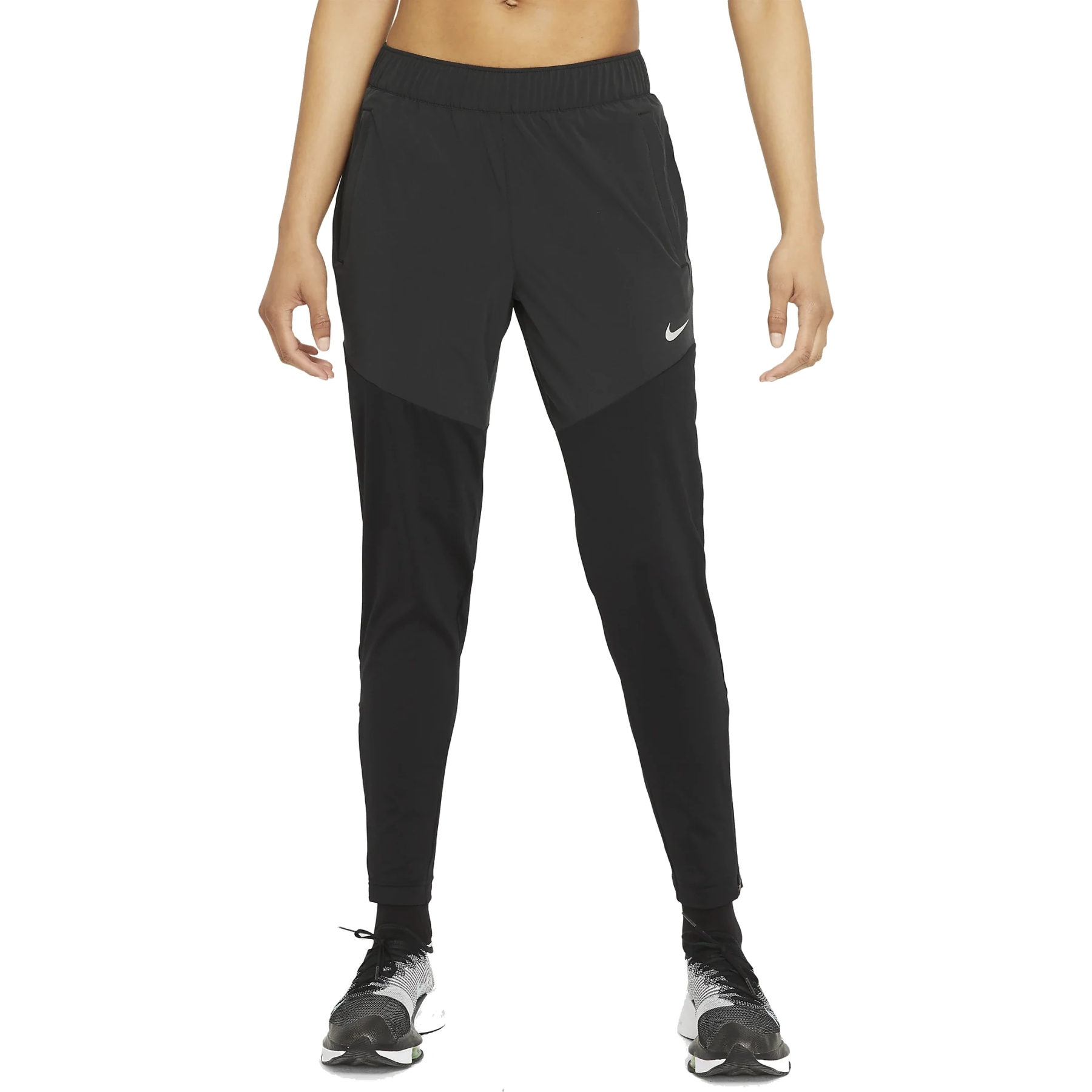 Bild von Nike Dri-Fit Essential Damen-Laufhose - black/reflective silver DH6975-010