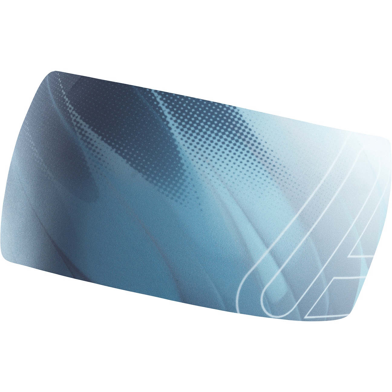 Picture of Löffler Open Cut Elastic Headband - blue bay 424