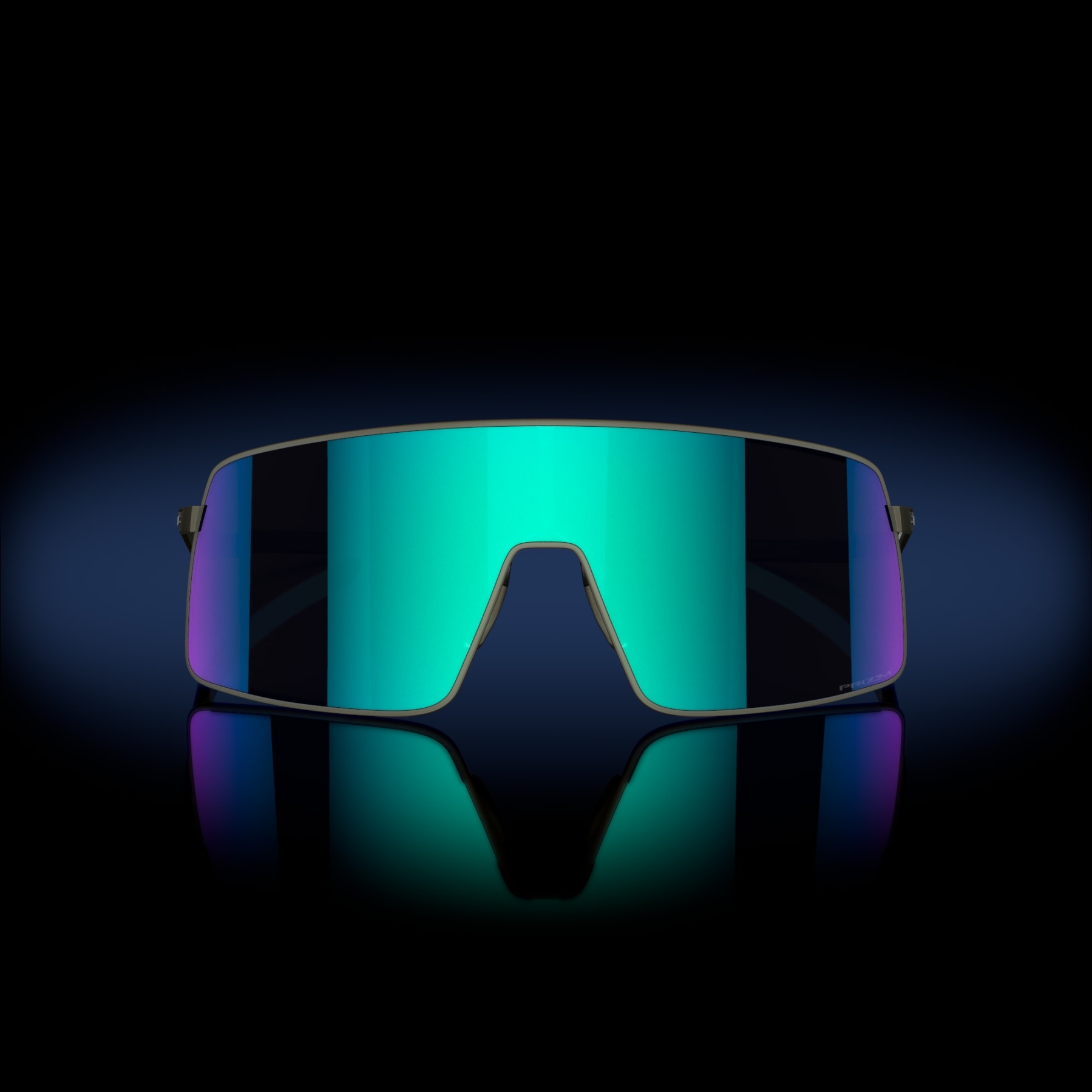 Oakley Sutro TI Glasses - Satin Lead/Prizm Sapphire - OO6013-0436