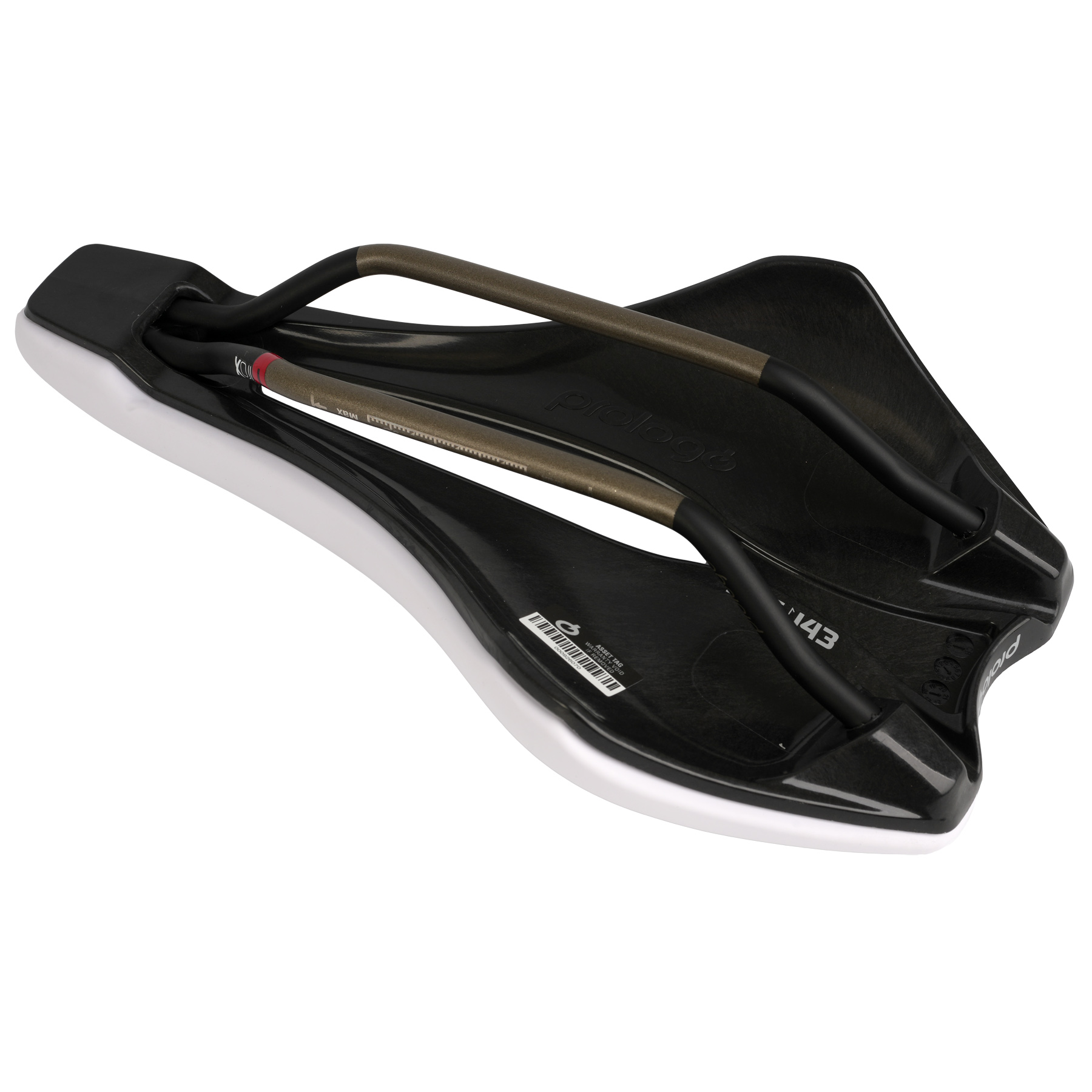 Selle Prologo Kappa Pas - Rails STN Blancs - 145x275mm - 298g - Occasion