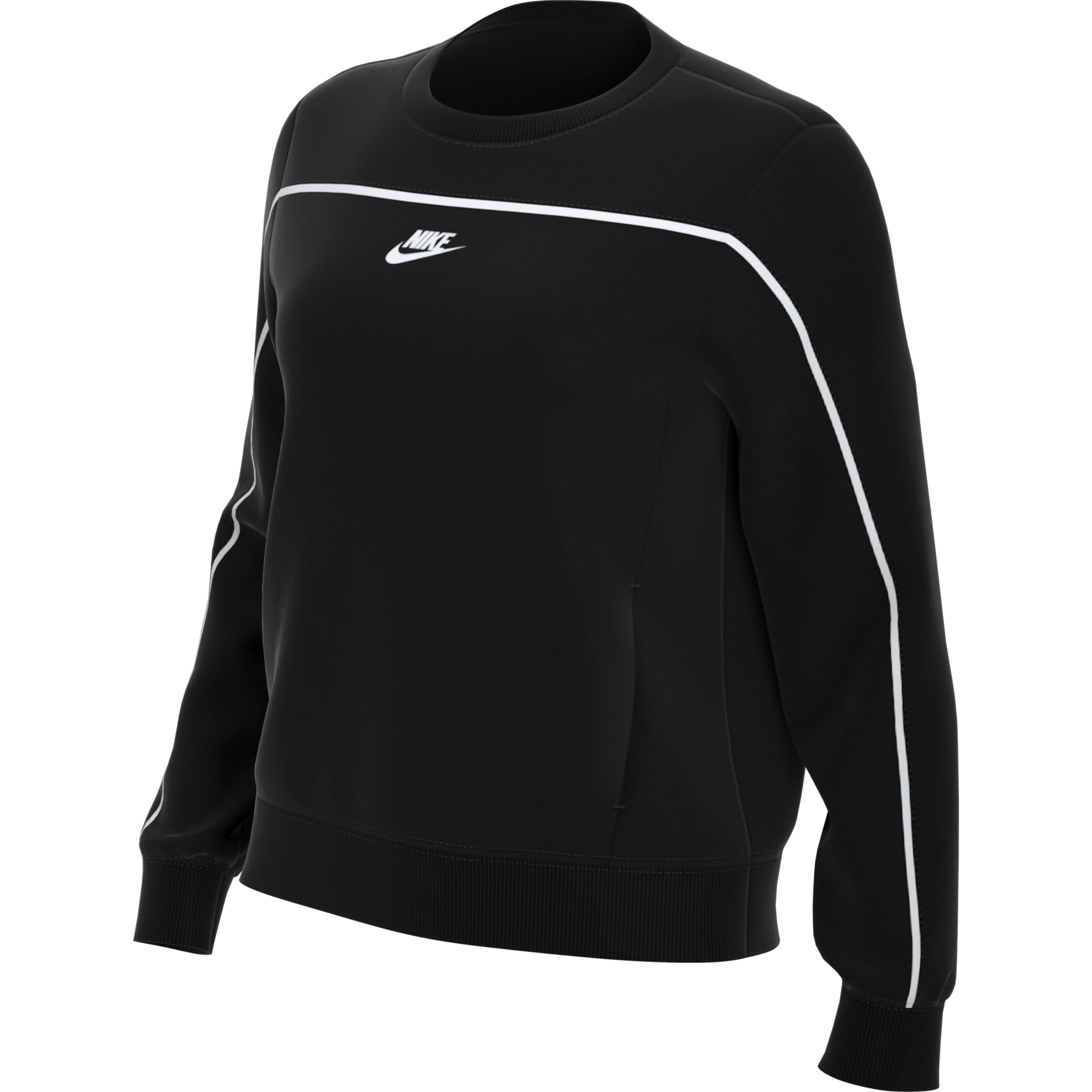 Image of Nike Sportswear Crew Sweater Women - black/white CZ8336-010