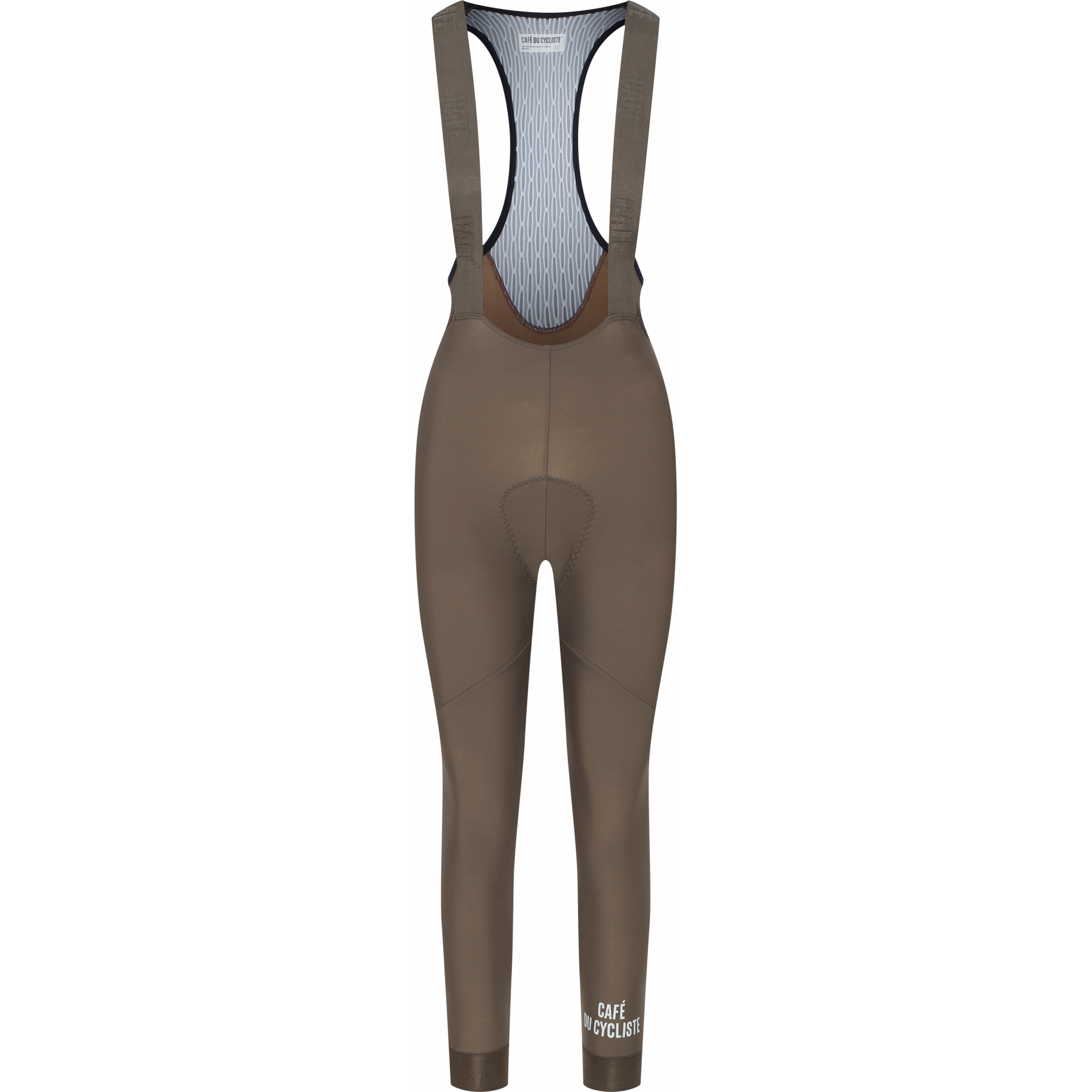 Женские колготки Café du Cycliste Marie с нагрудником - рожковое дерево