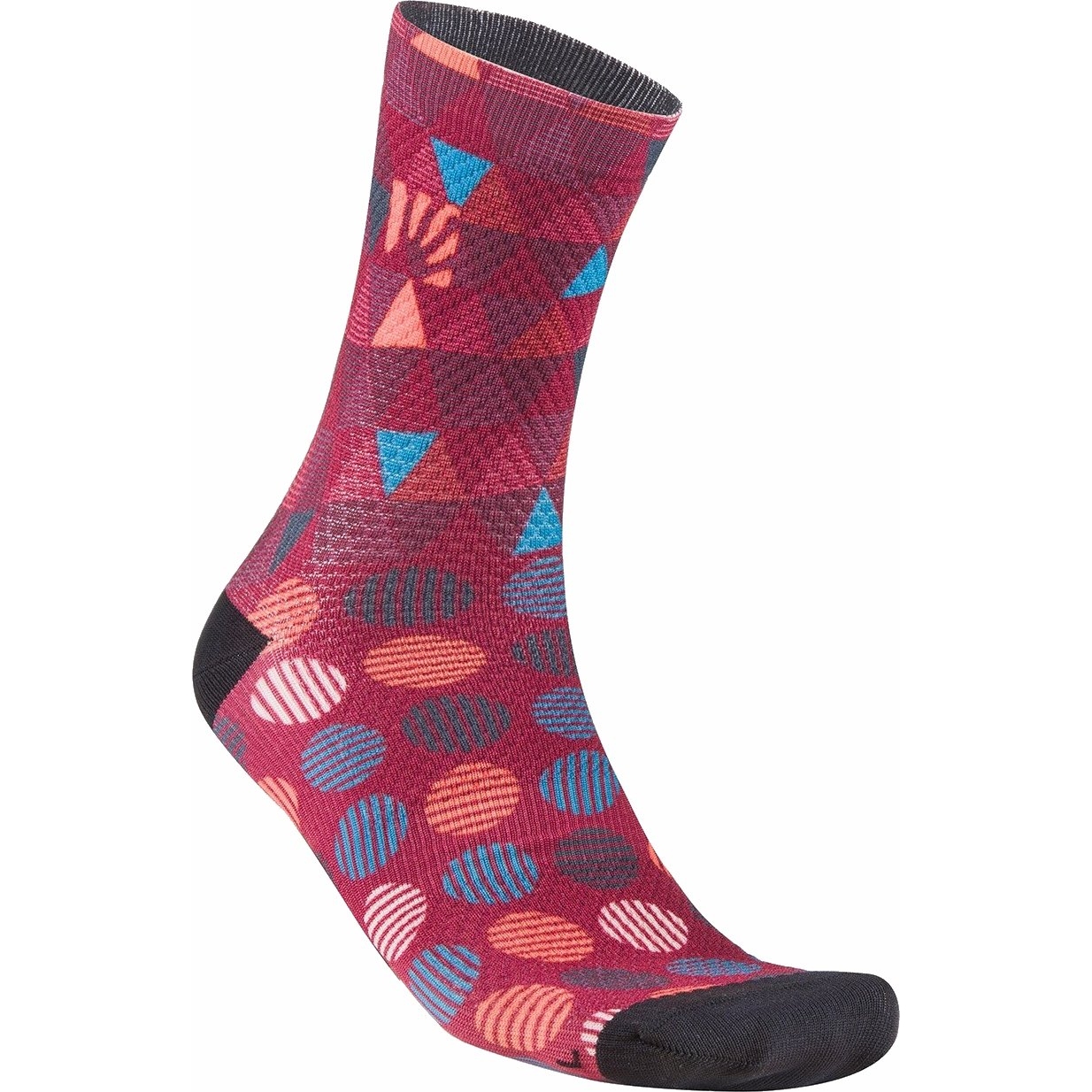 Produktbild von Karpos Spasso Print Socken Herren - outer space/pomegranate/larkspur