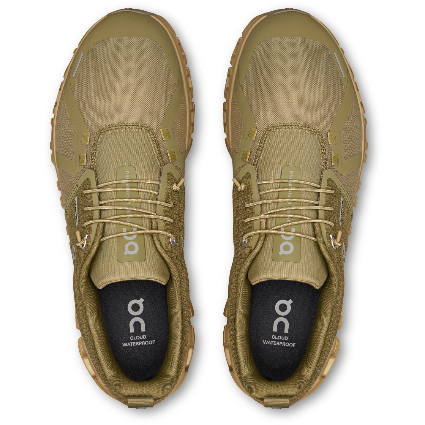 On Cloud 6 Waterproof Shoes Men - Olive | Safari | BIKE24