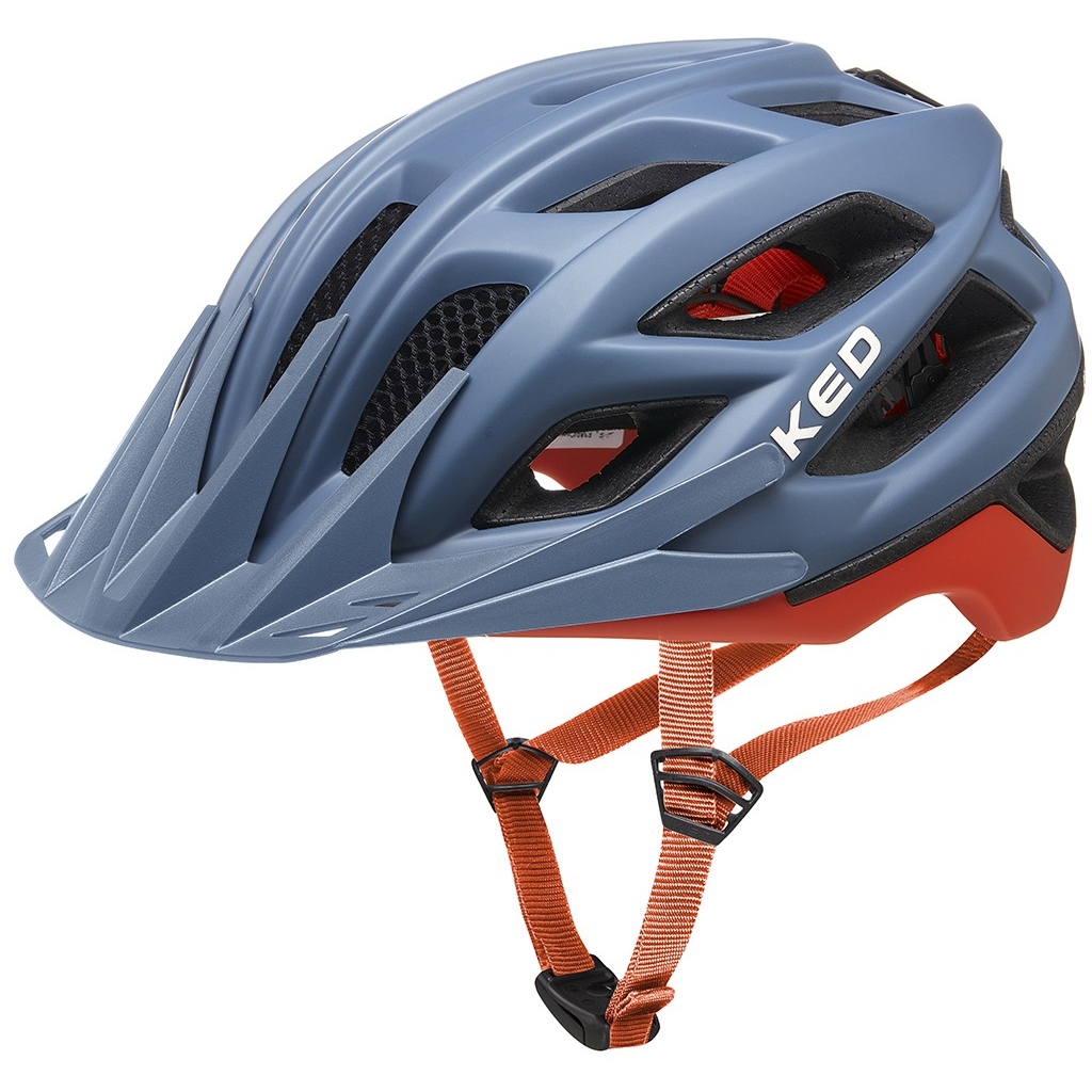 Image of KED Companion Helmet - blue grey orange matt
