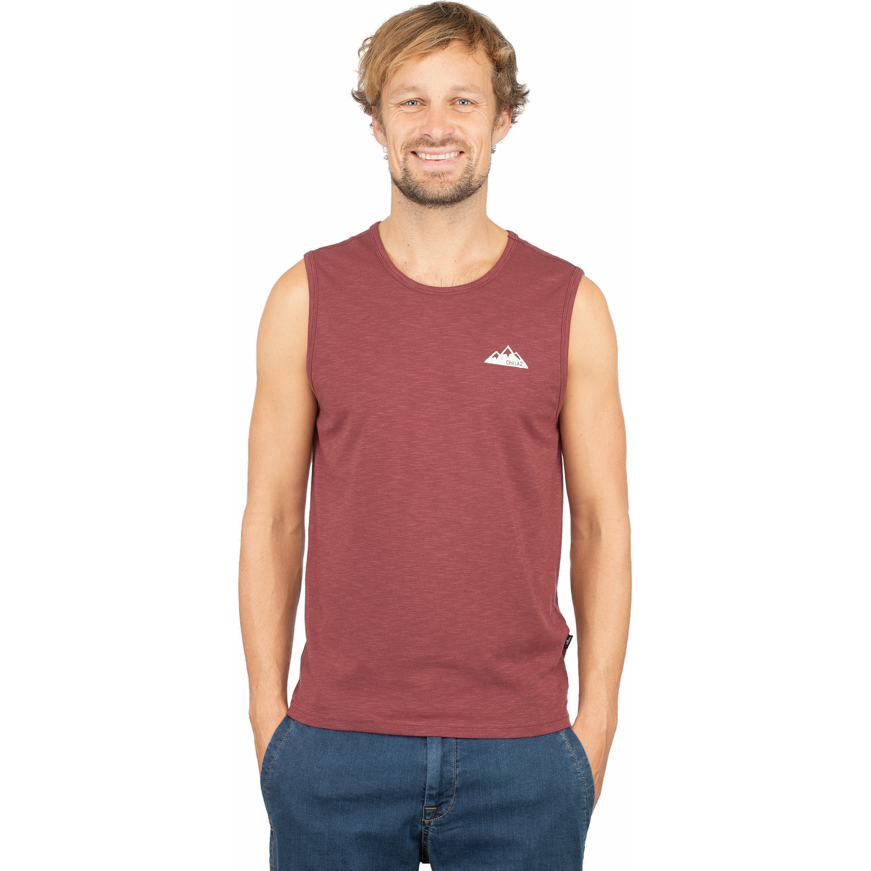 Picture of Chillaz Calanques Tre Fatelli Tank Top Men - dark red