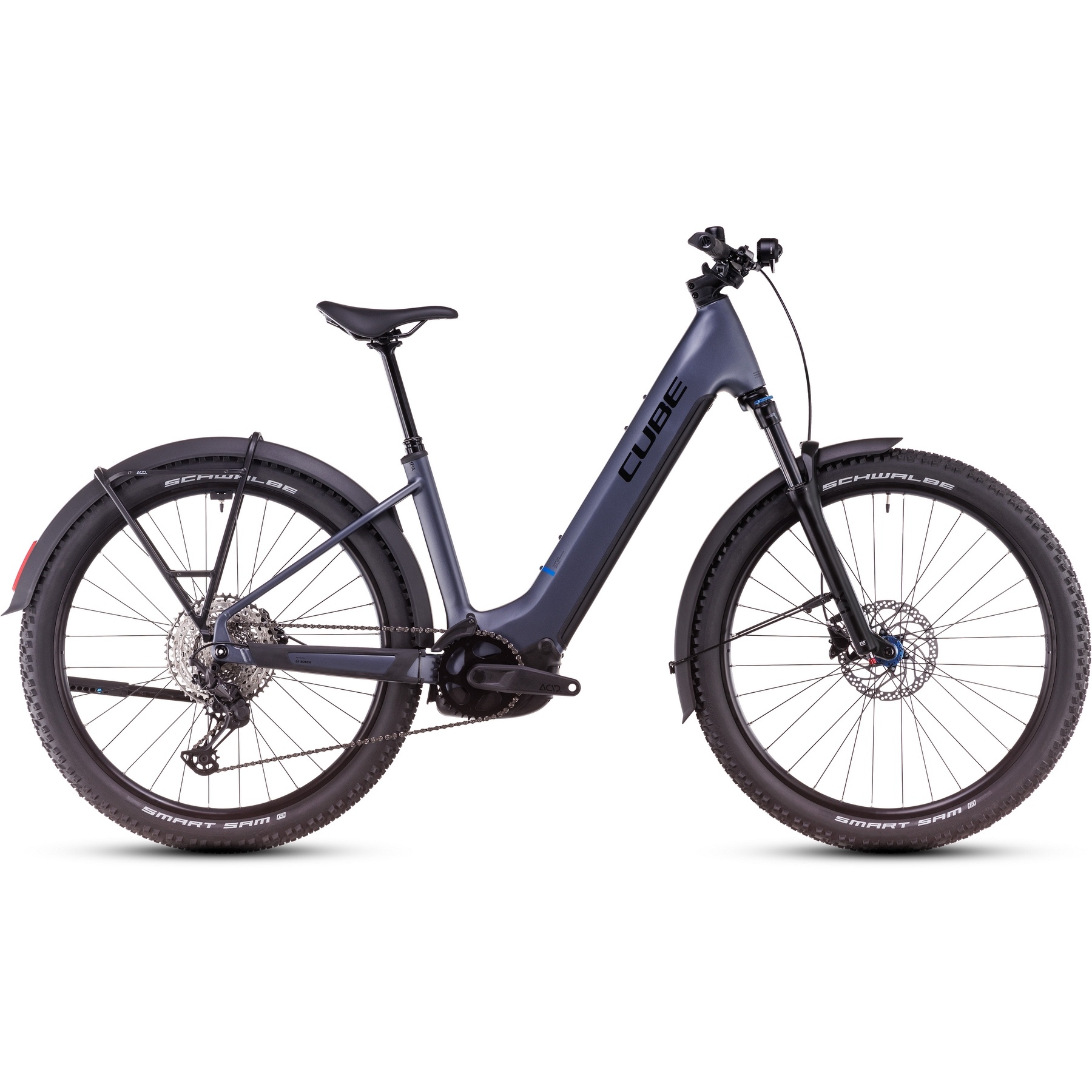 Productfoto van CUBE REACTION HYBRID Pro 800 Allroad - Easy Entry E-Mountainbike - 2025 - 27.5&quot; - metallicgrey / black