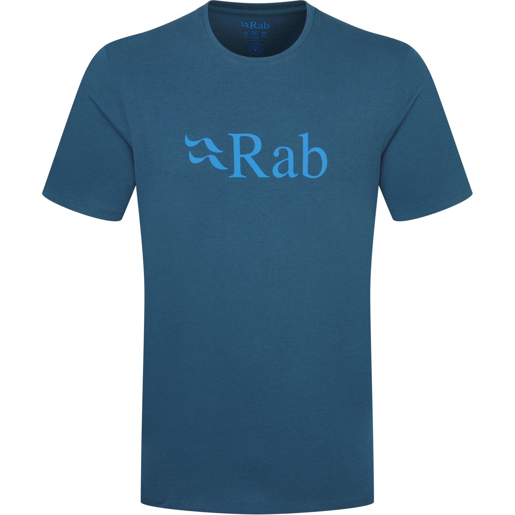 Мужская футболка с логотипом Rab Stance - tempest blue