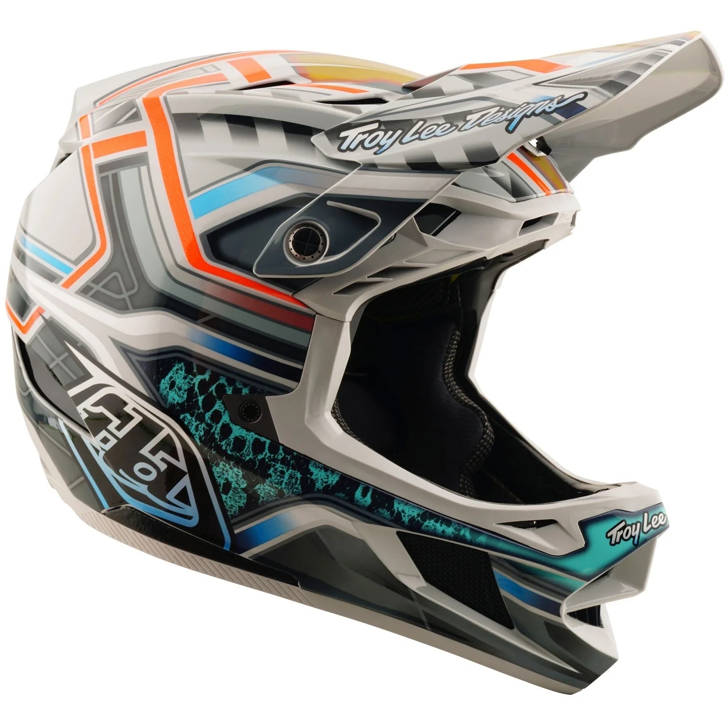 Troy Lee Designs D4 Composite MIPS Helmet - Lowrider Gray | BIKE24