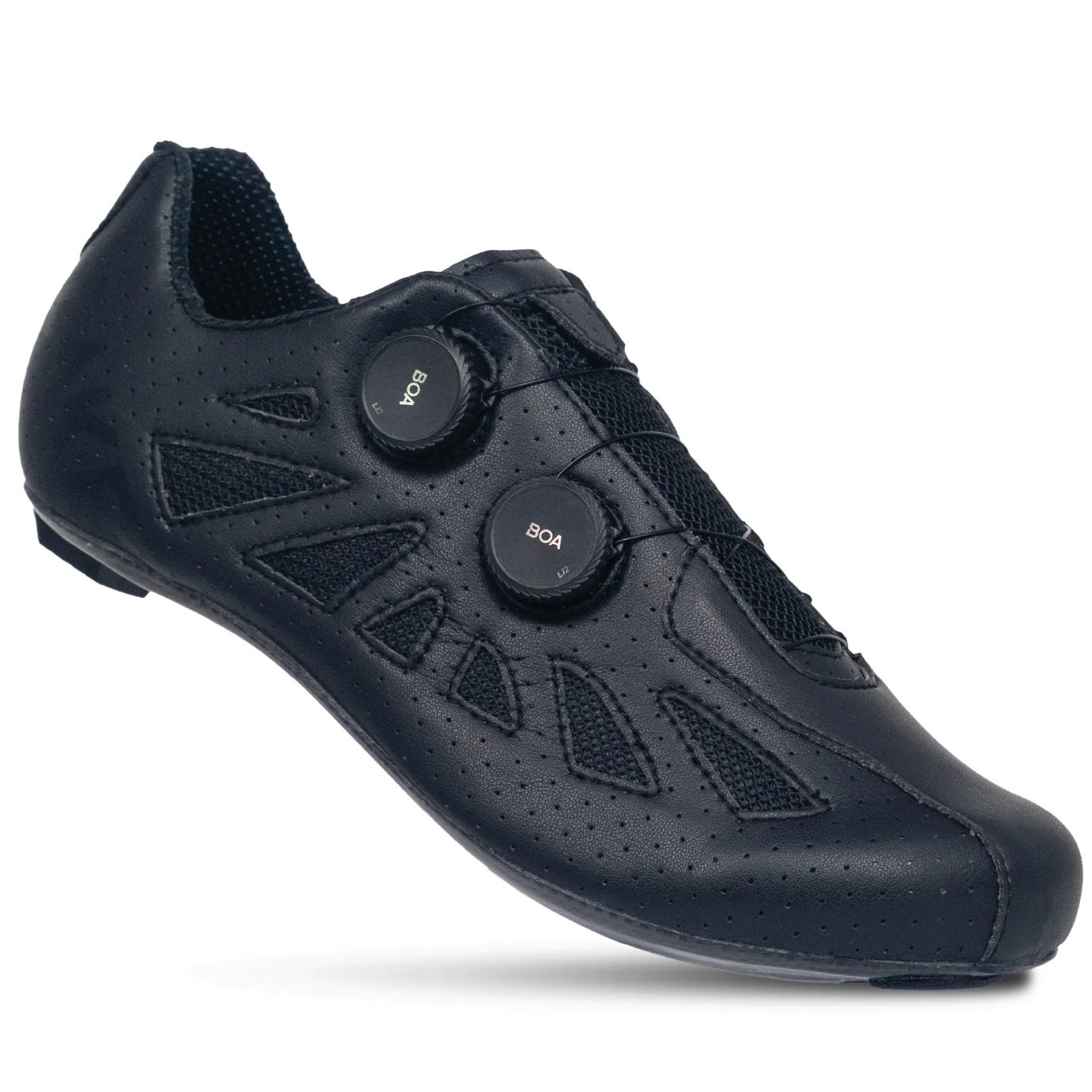 Picture of Lake CX302-X Wide Road Shoes Men - black/black