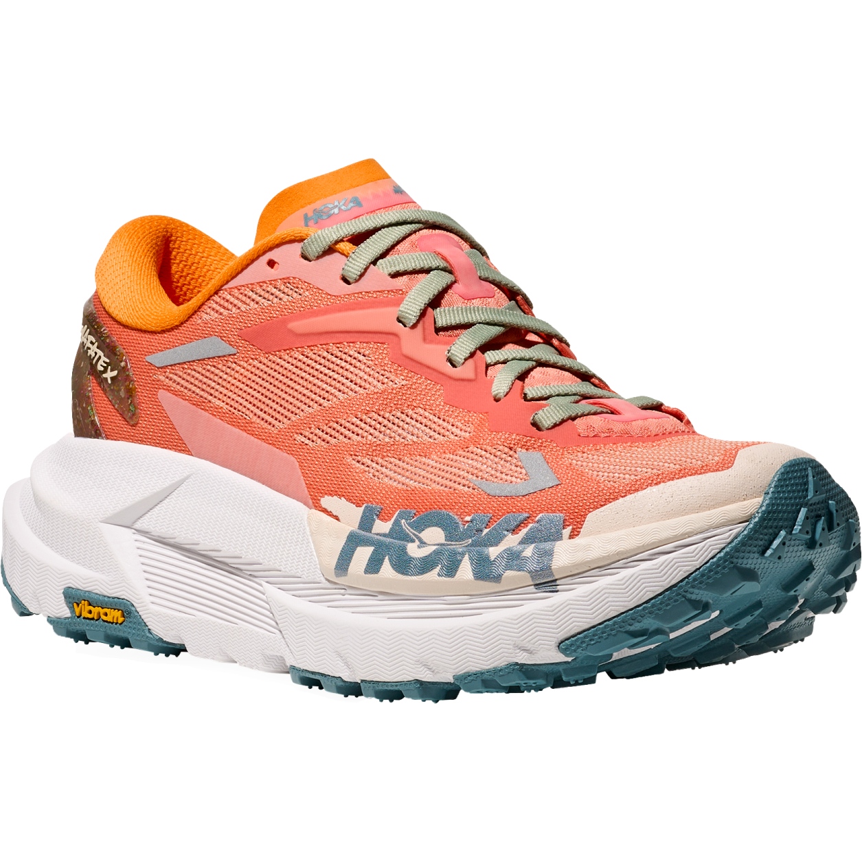 Productfoto van Hoka Mafate X Hardloopschoenen Dames - feldspar / mountain fog